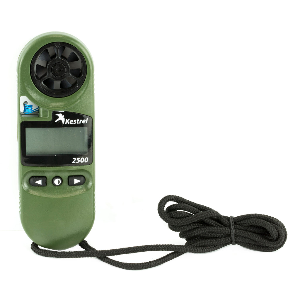 Kestrel 2500NV Handheld Weather Meter with Night Vision Backlight in Olive Drab Green