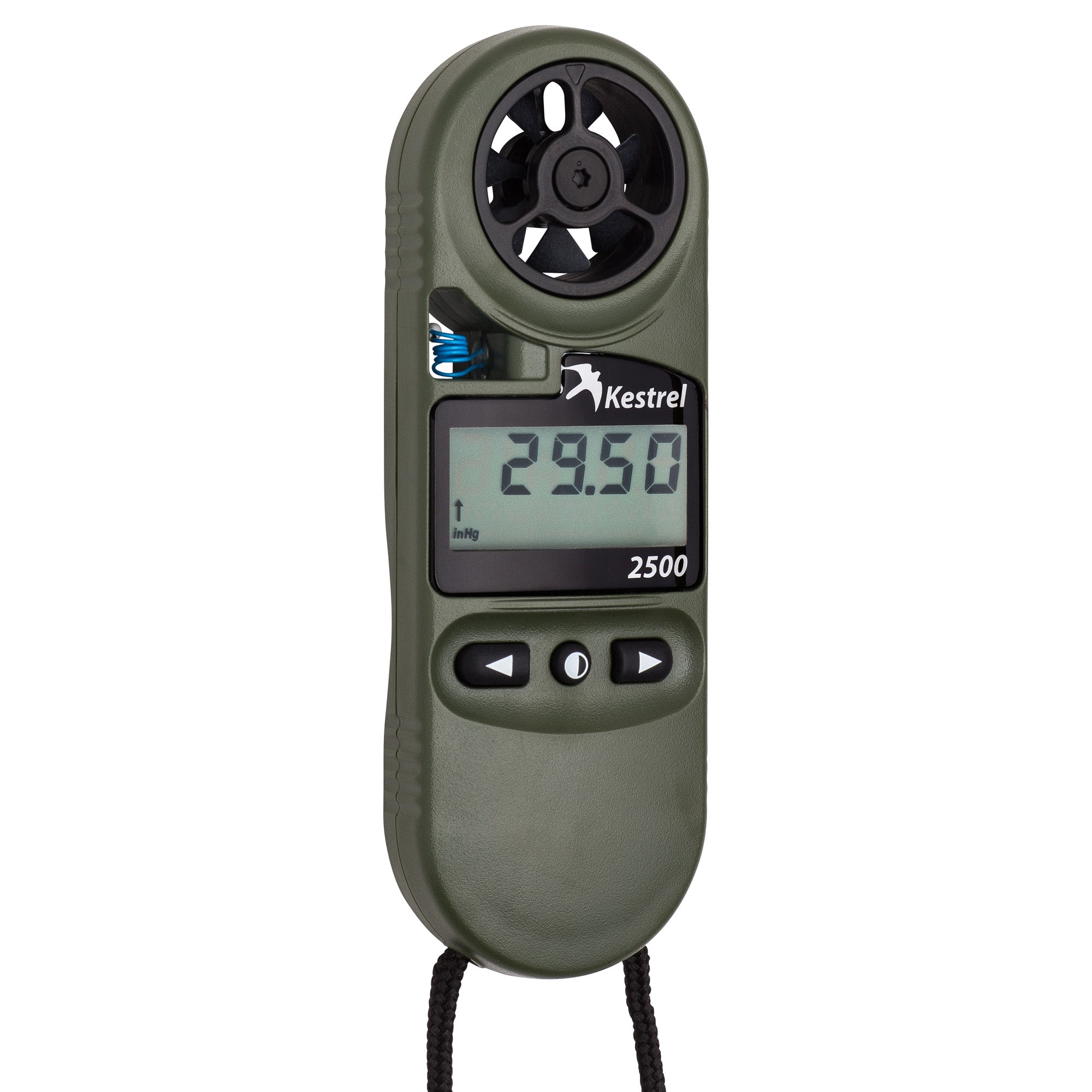 Kestrel 2500NV Handheld Weather Meter with Night Vision Backlight in Olive Drab Green