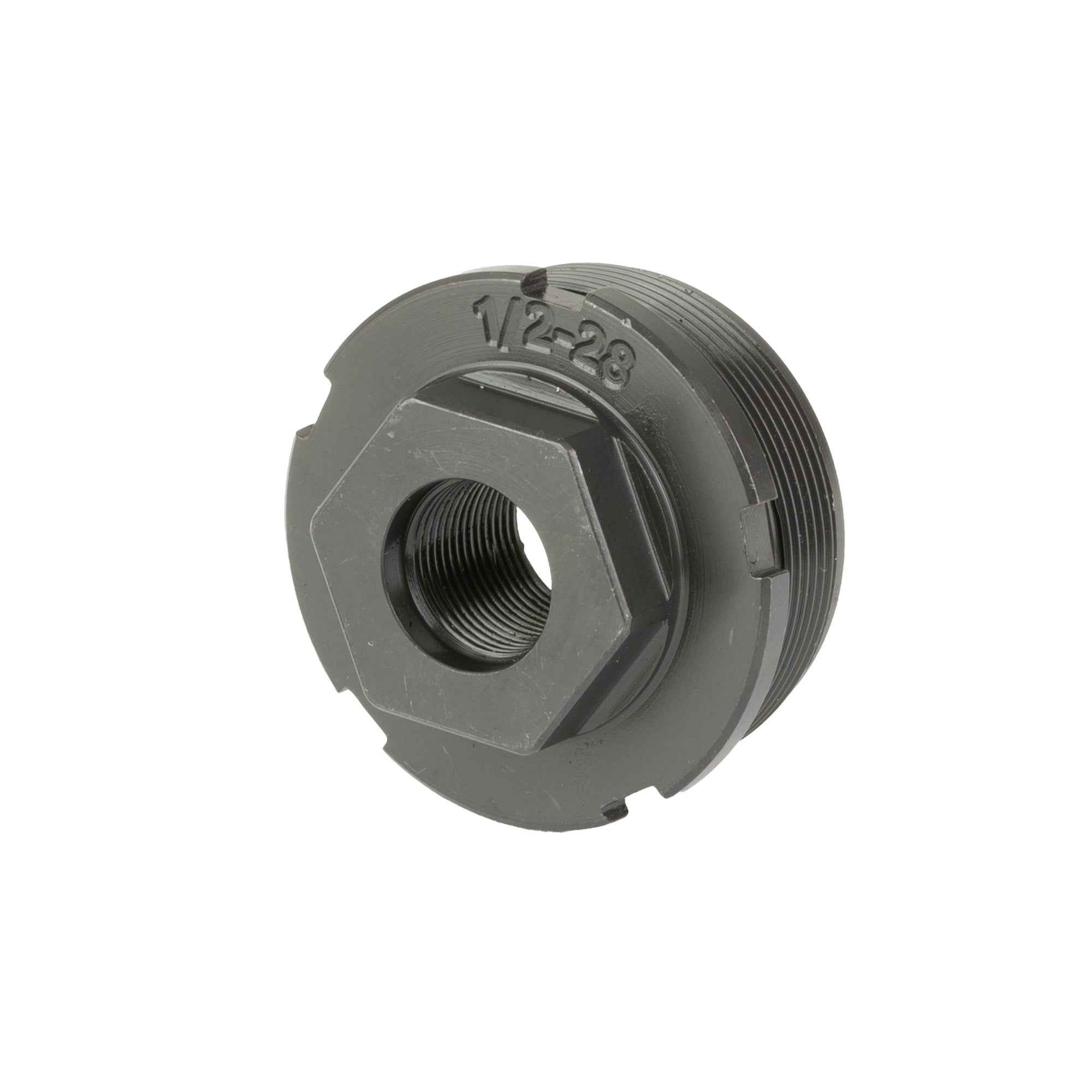 KGM Direct Thread Adapter DTA HUB 1.375x24 to 1/2x28 Mount - Black