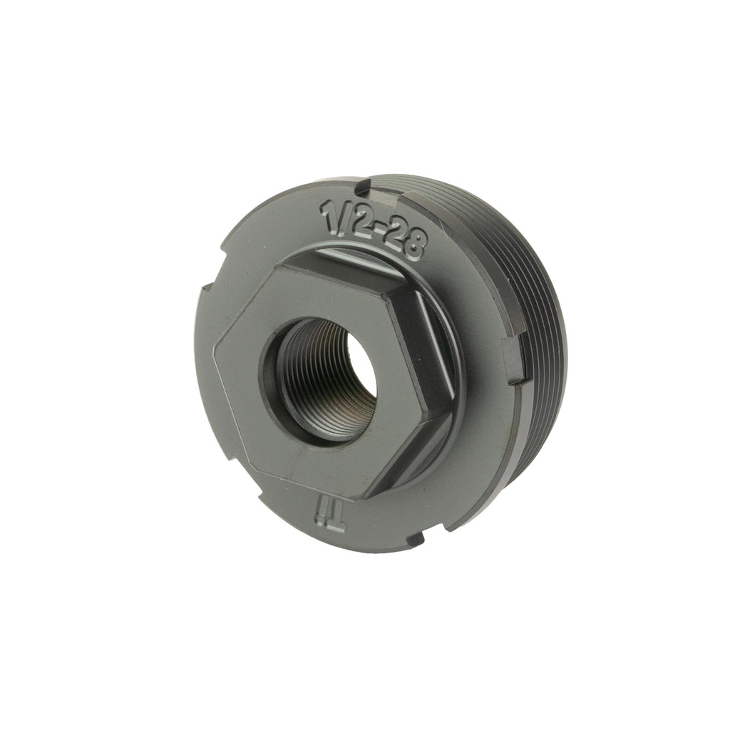 KGM Direct Thread Adapter DTA HUB 1.375x24 to 1/2x28 Mount - Black