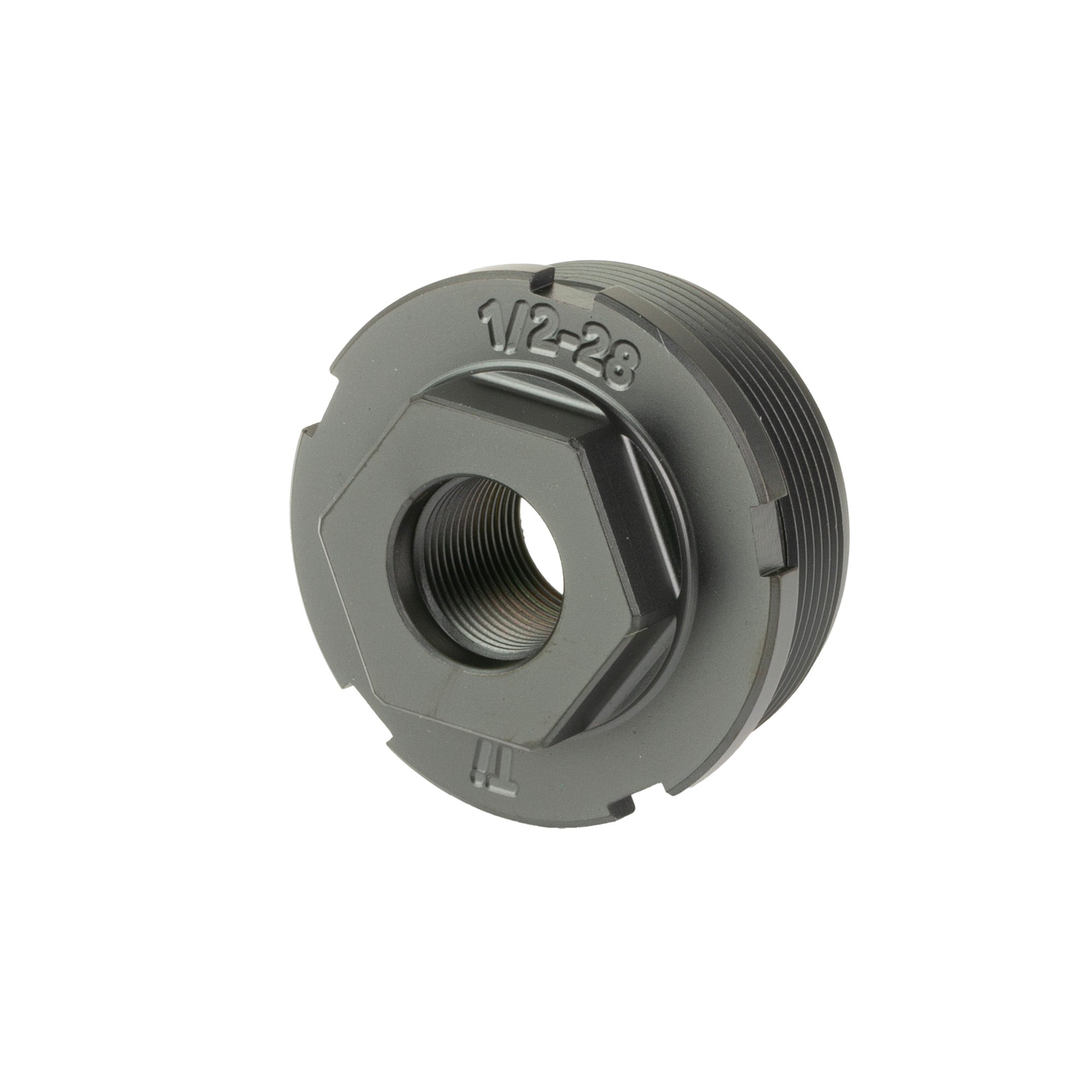 KGM Direct Thread Adapter DTA HUB 1.375x24 to 1/2x28 Mount - Black