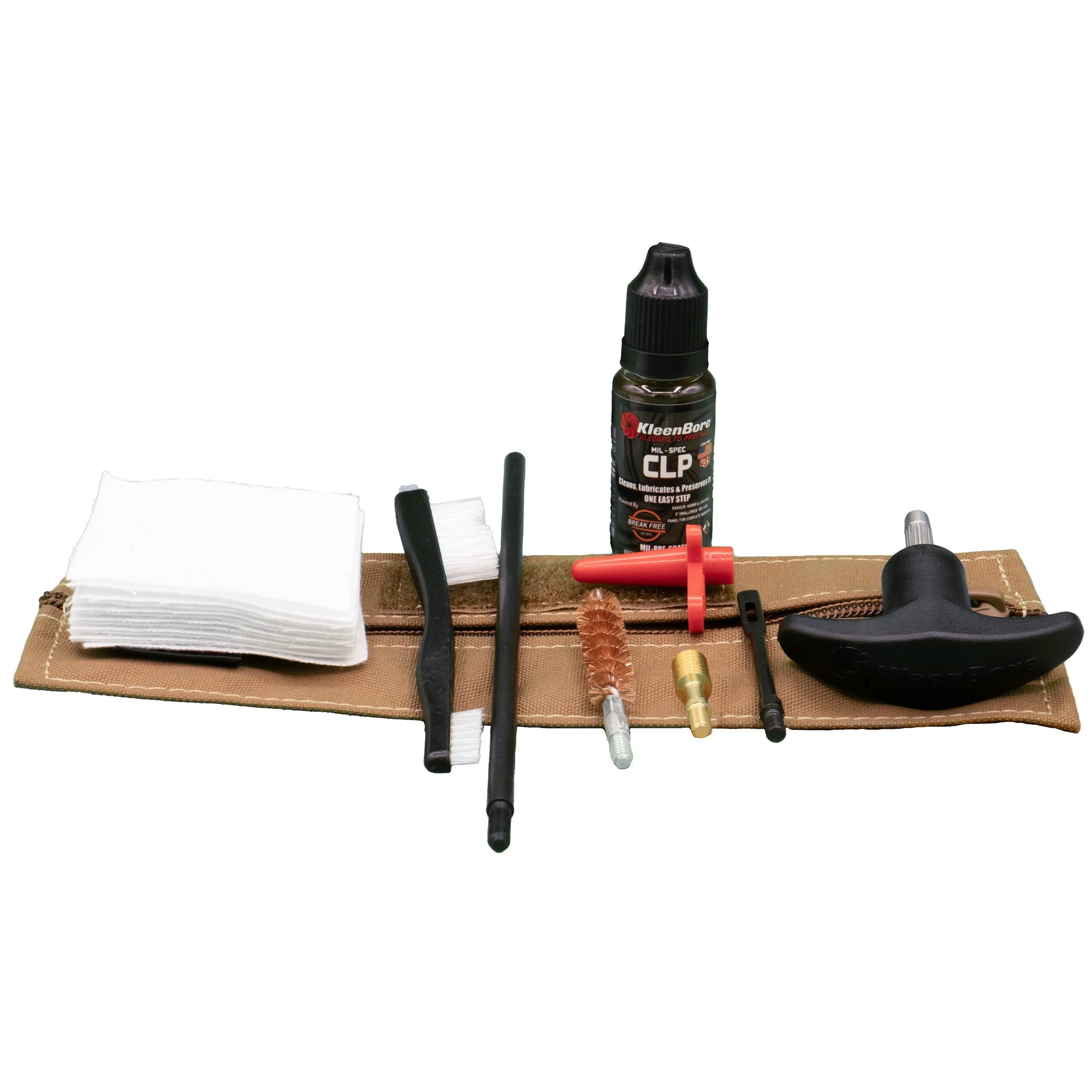 Kleen-Bore Compact Military/LE 9mm Handgun Tactical Cleaning Kit