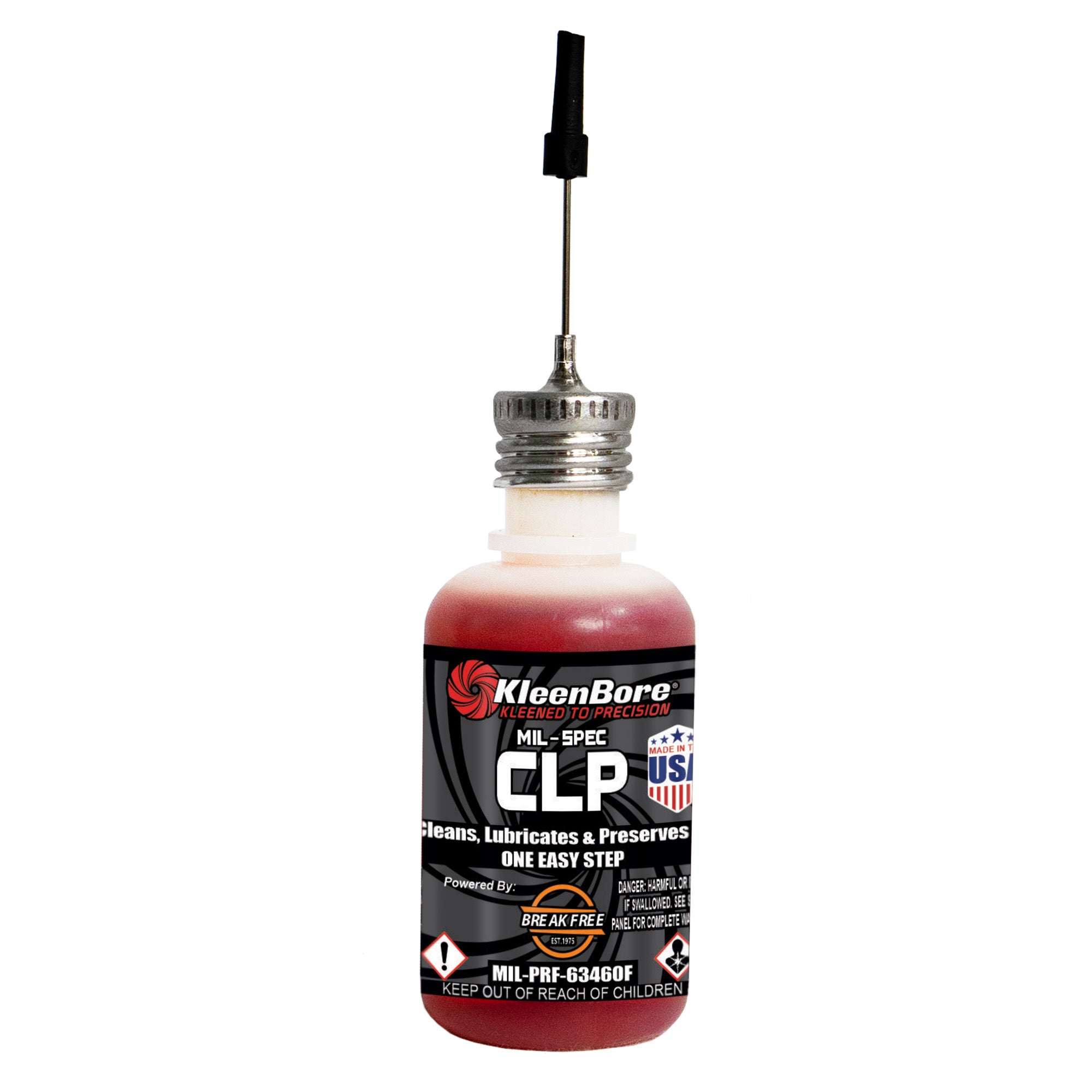 Kleen-Bore CLP Gun Care Solution – 1 oz Liquid Bottle for Firearms Maintenance