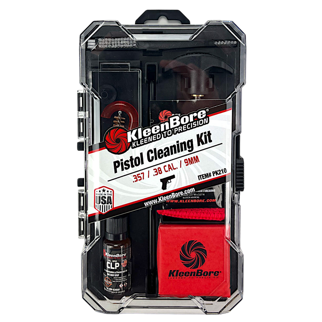 Kleen-Bore PK210 Cleaning Kit for 38, 357, and 9mm Firearms