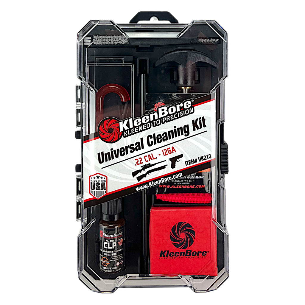 Kleen-Bore UK213 Universal Firearm Cleaning Kit for Rifles, Shotguns, and Handguns