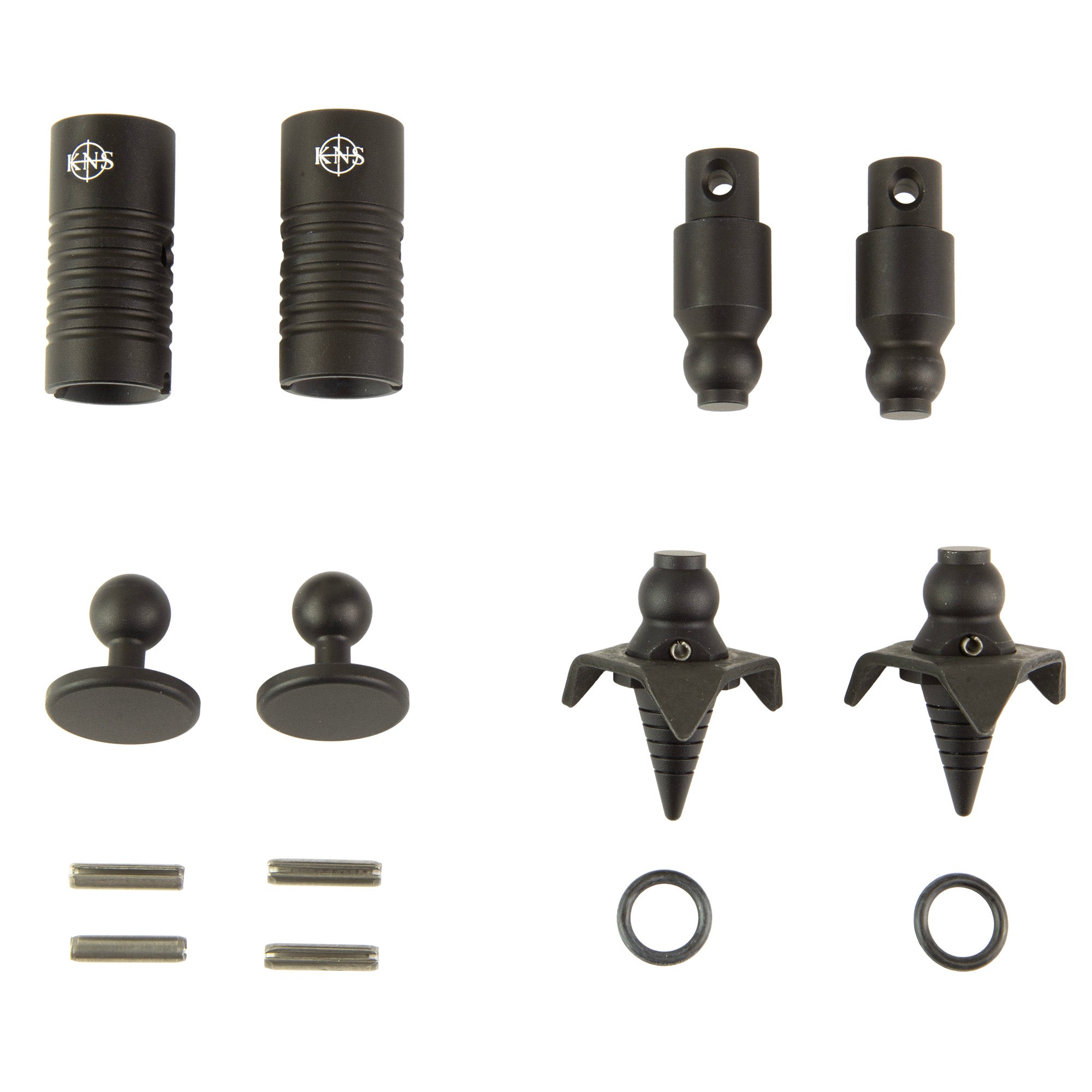 KNS Precision Inc. Snapfoot Harris Kit – Quick-Change Bipod Feet for Versatile Shooting Surface Adaptation