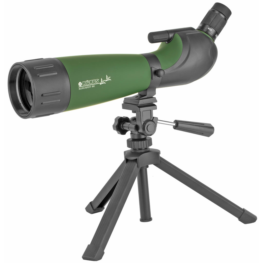 Konus Konuspot 80mm 20-60X80 Spotting Scope with Tripod and Smartphone Adapter