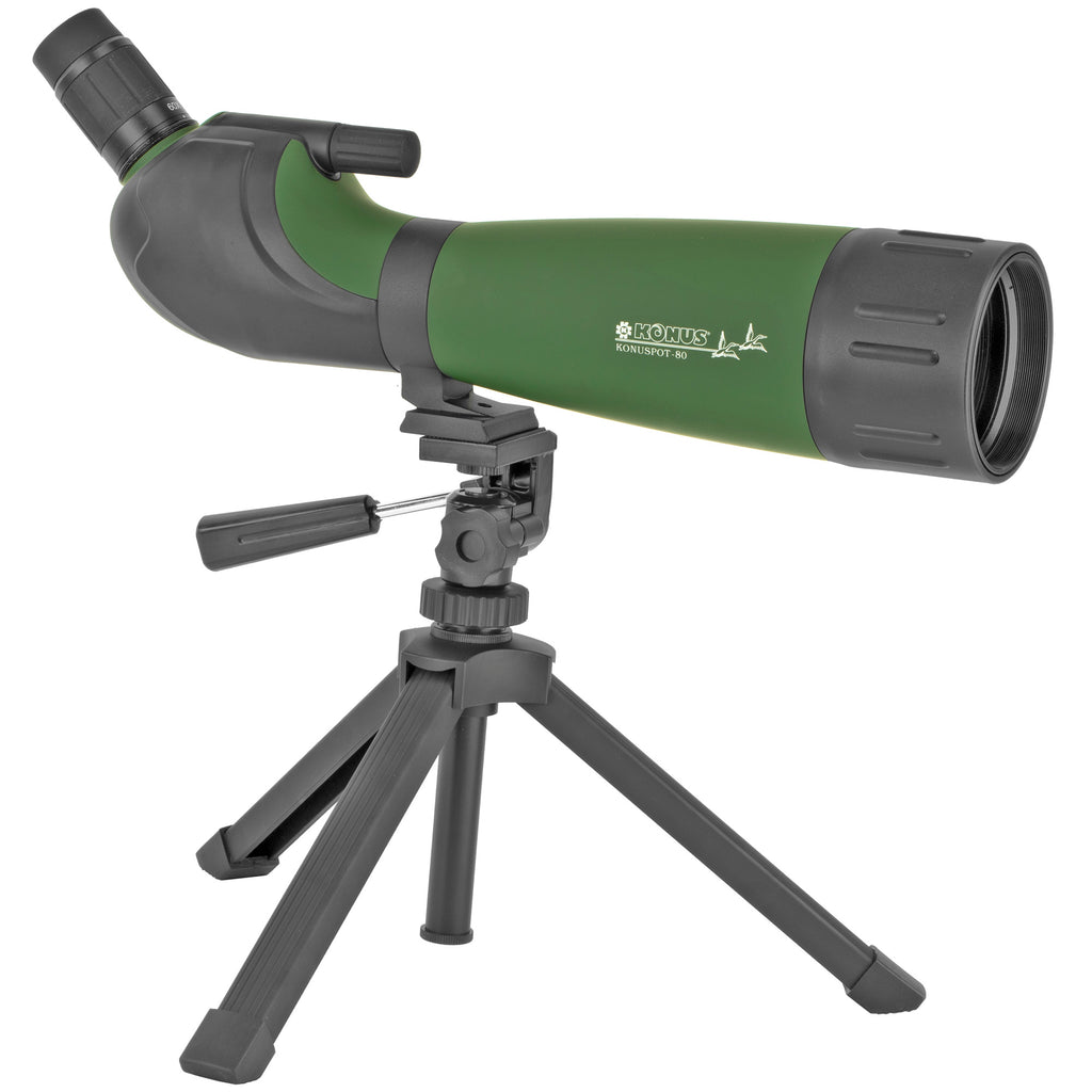 Konus Konuspot 80mm 20-60X80 Spotting Scope with Tripod and Smartphone Adapter
