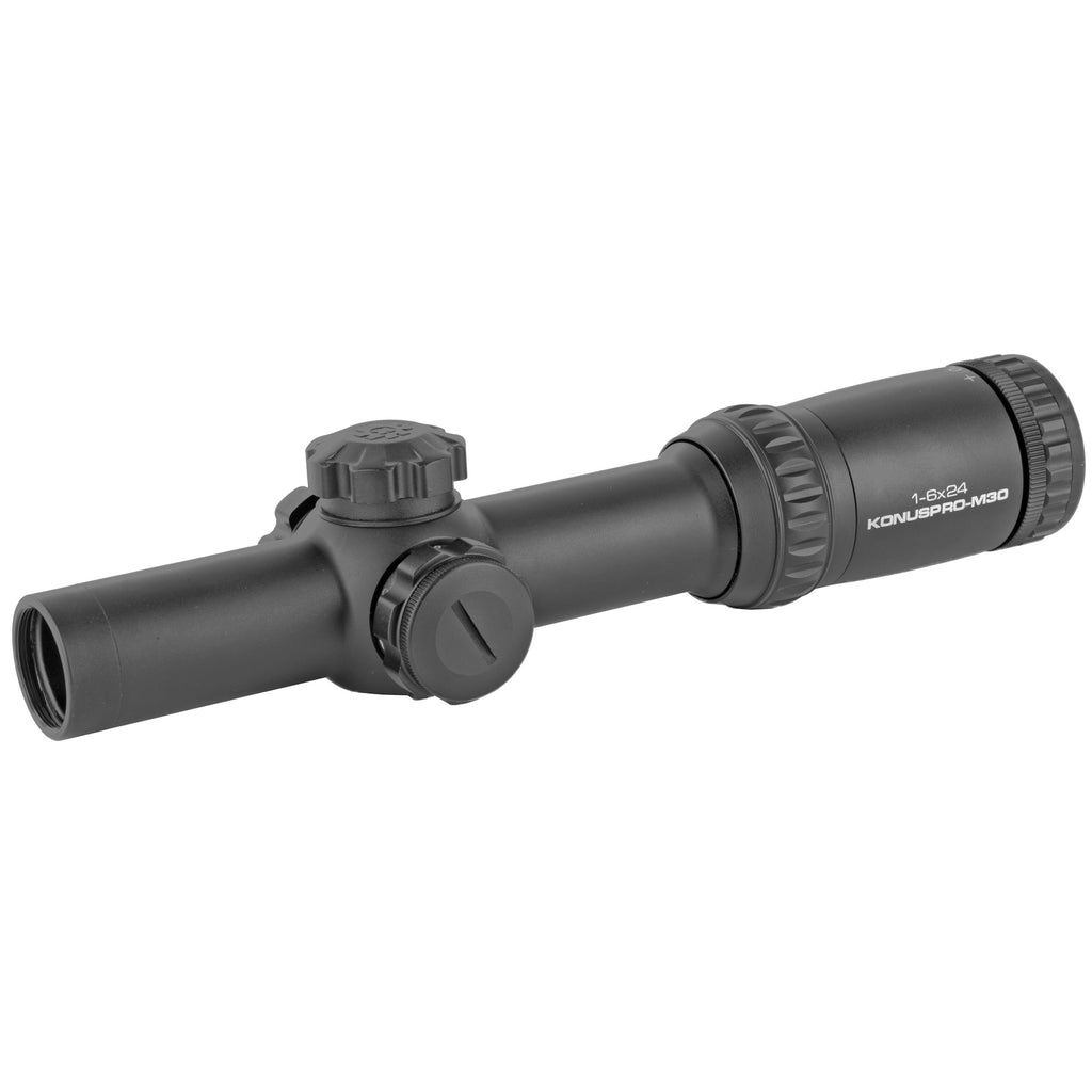 Konus KonusPro M30 1-6x24 Illuminated Reticle Low Power Variable Optic - Black