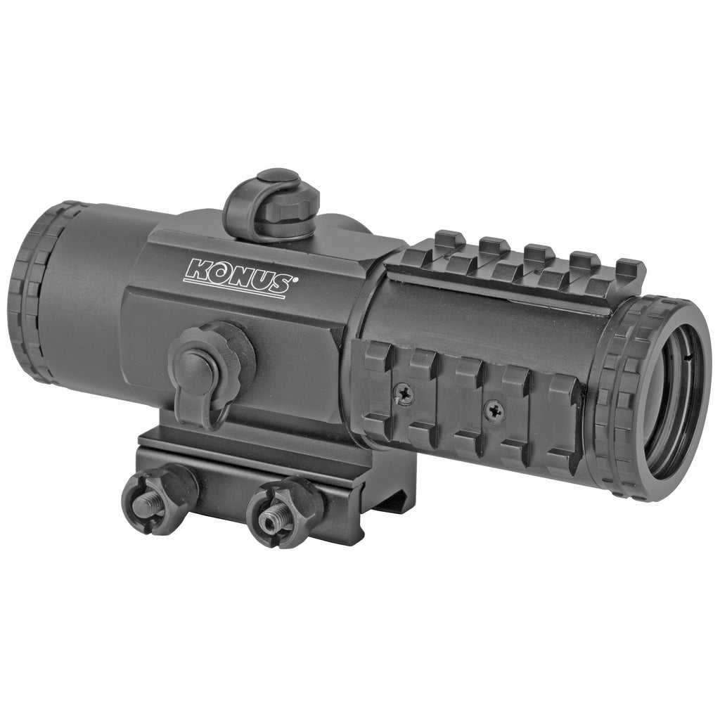 Konus SightPro 3X30 Rifle Scope with BDC Reticle and Red & Blue Illumination