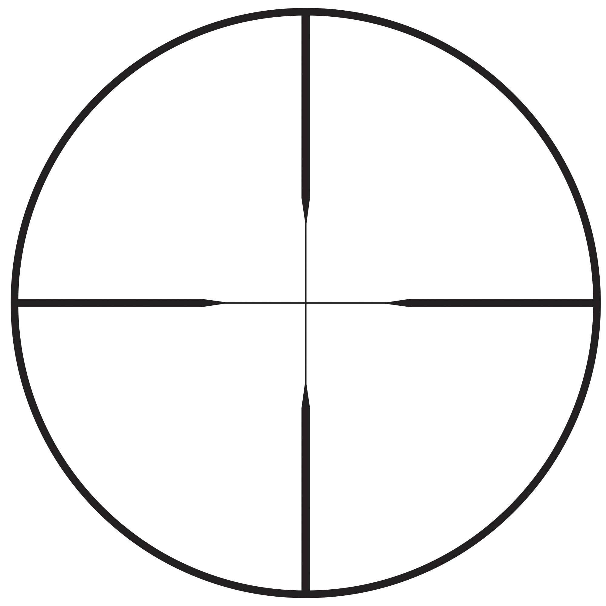 KonusPro 2-7X32 Rifle Scope by Konus - Compact 32mm with Glass Etched 30/30 Reticle