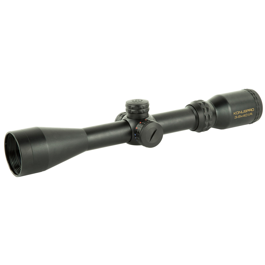 KonusPro 3-9x40 Rifle Scope with 550 Yard Ballistic Reticle by Konus - Black