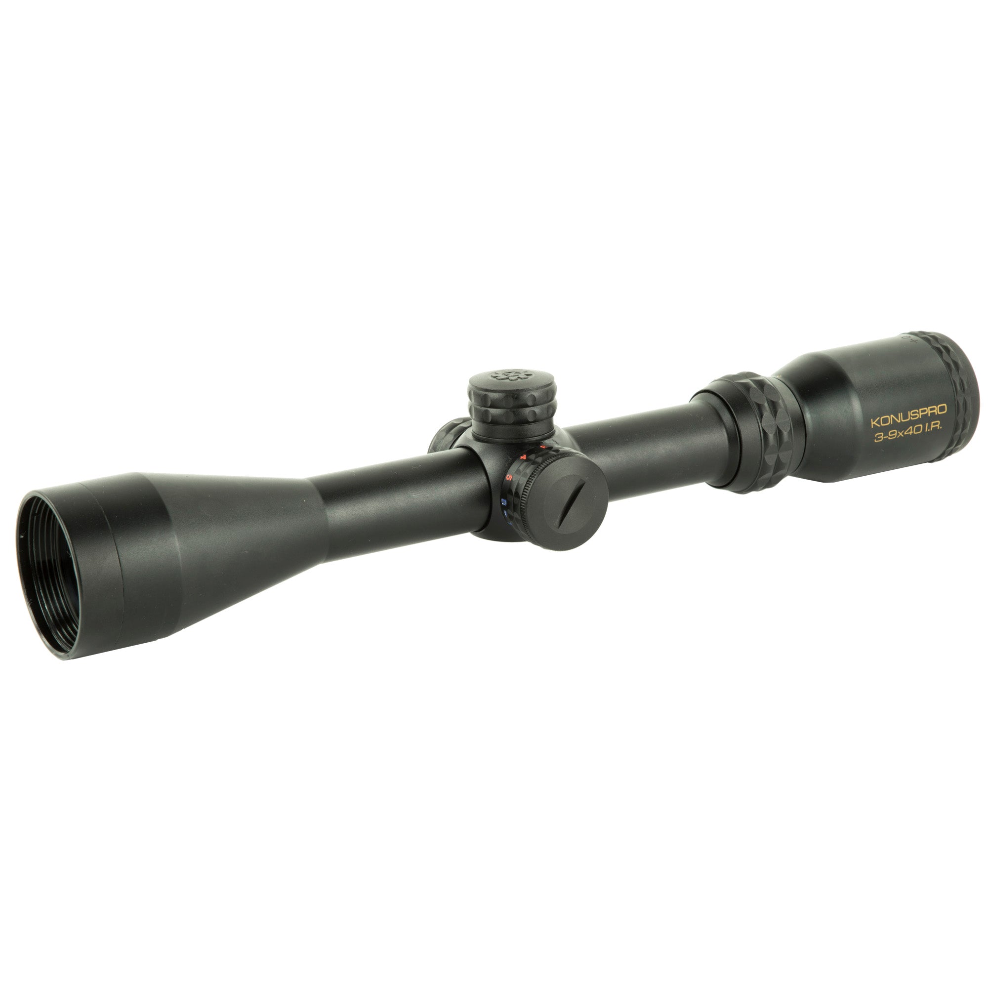 KonusPro 3-9x40 Rifle Scope with 550 Yard Ballistic Reticle by Konus - Black