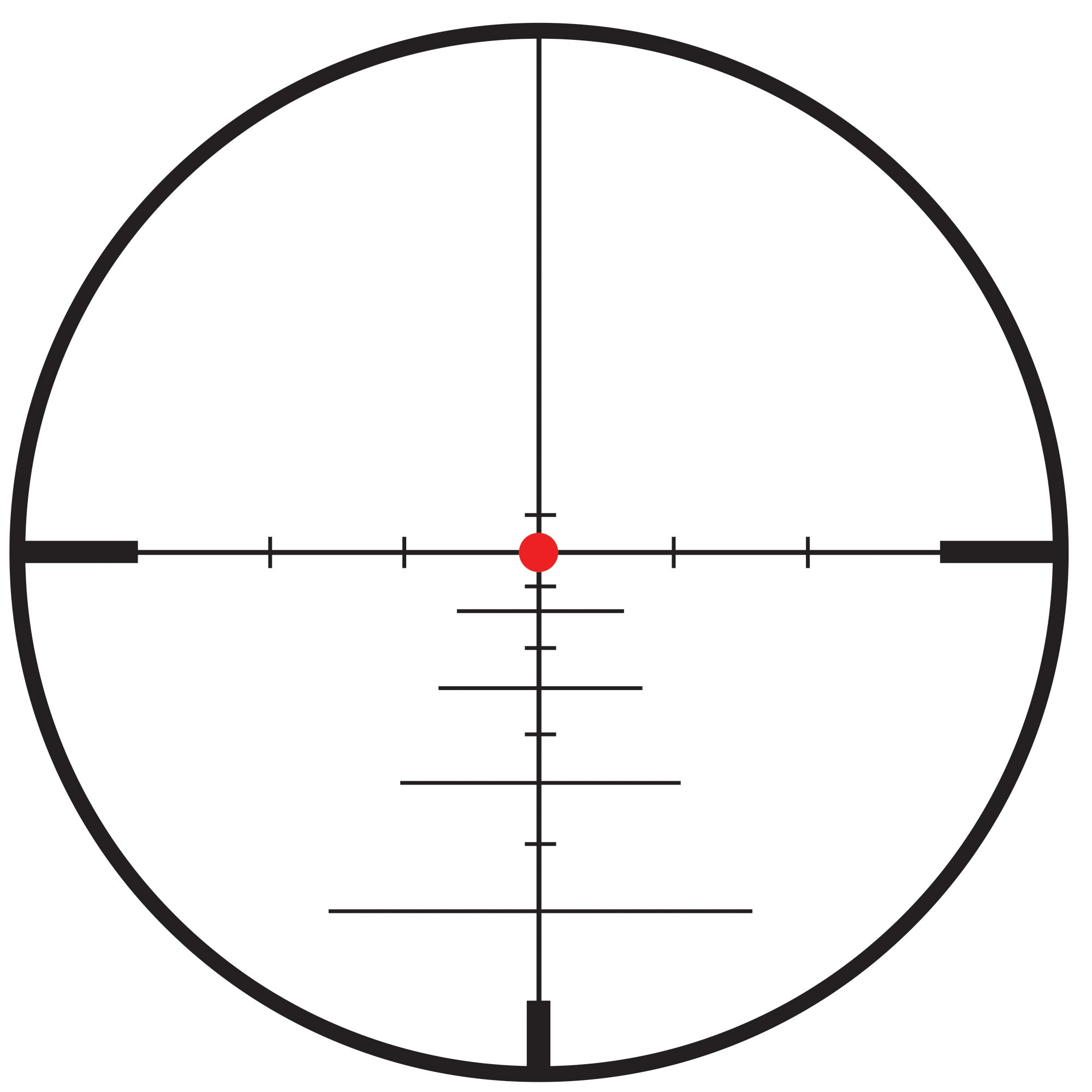 KonusPro 3-9x40 Rifle Scope with 550 Yard Ballistic Reticle by Konus - Black