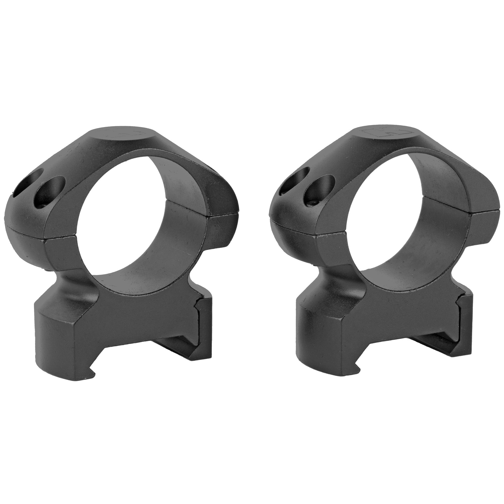 Konus Medium 1 Steel Ring Mounts for Rifles and Scopes – Black, Size 1