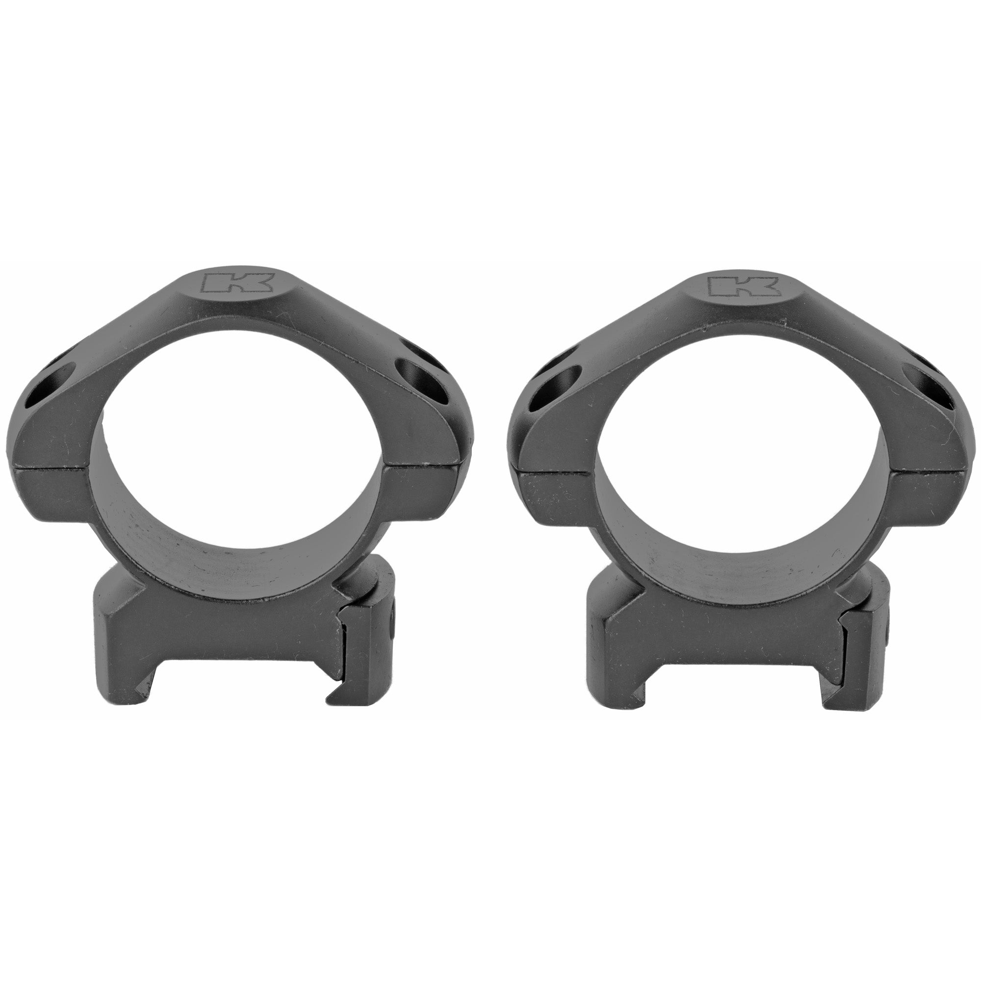 Konus Medium 30mm Steel Ring Mounts for Optics - Matte Black