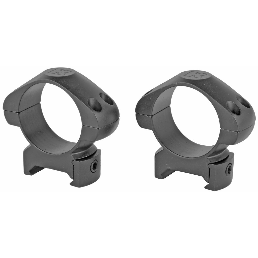 Konus Medium 30mm Steel Ring Mounts for Optics - Matte Black