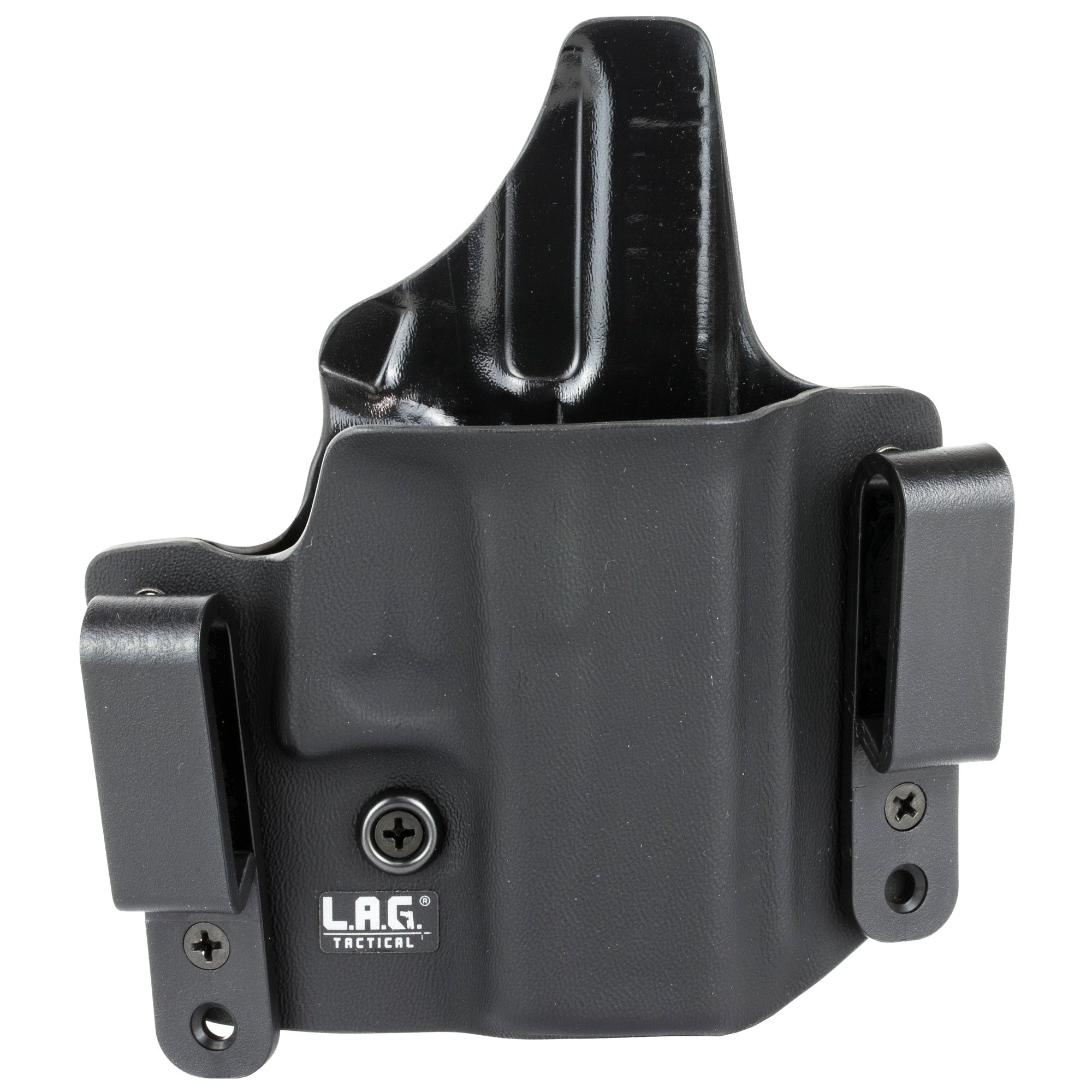 L.A.G. Tactical Inc. Defender Inside Waistband Holster for Glock 43, Black, Right Hand