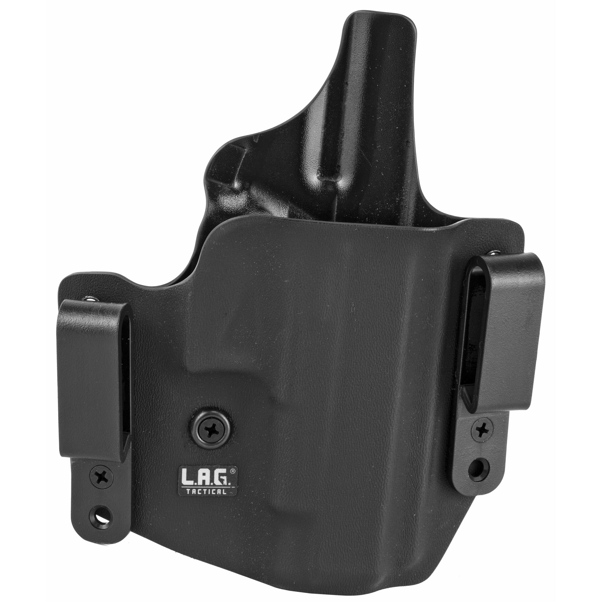 L.A.G. Tactical Defender Inside Waistband Holster for Glock 48, Right Hand, Black Kydex