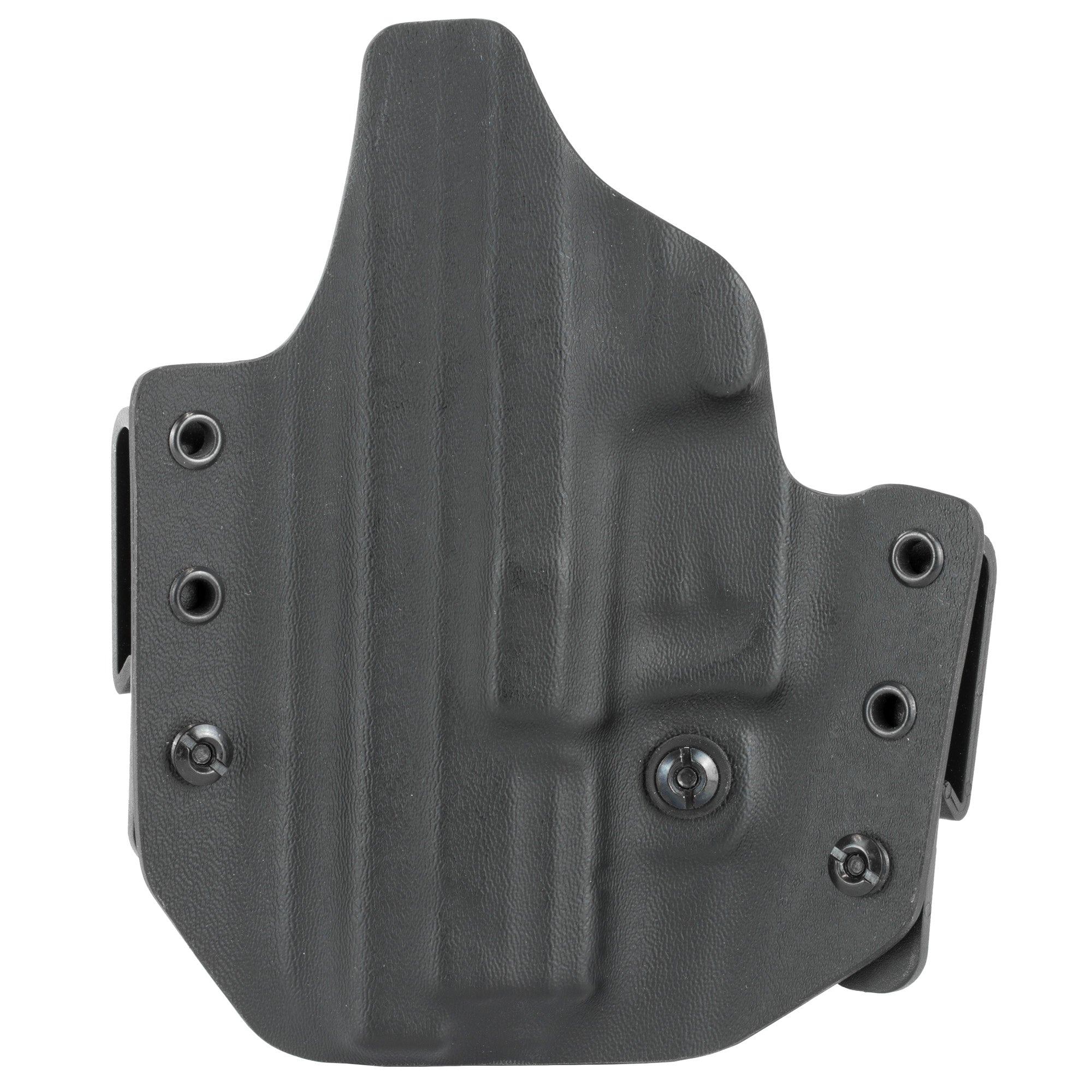 L.A.G. Tactical Defender Inside Waistband Holster with Adjustable Retention and Interchangeable Belt Loops, Black Kydex