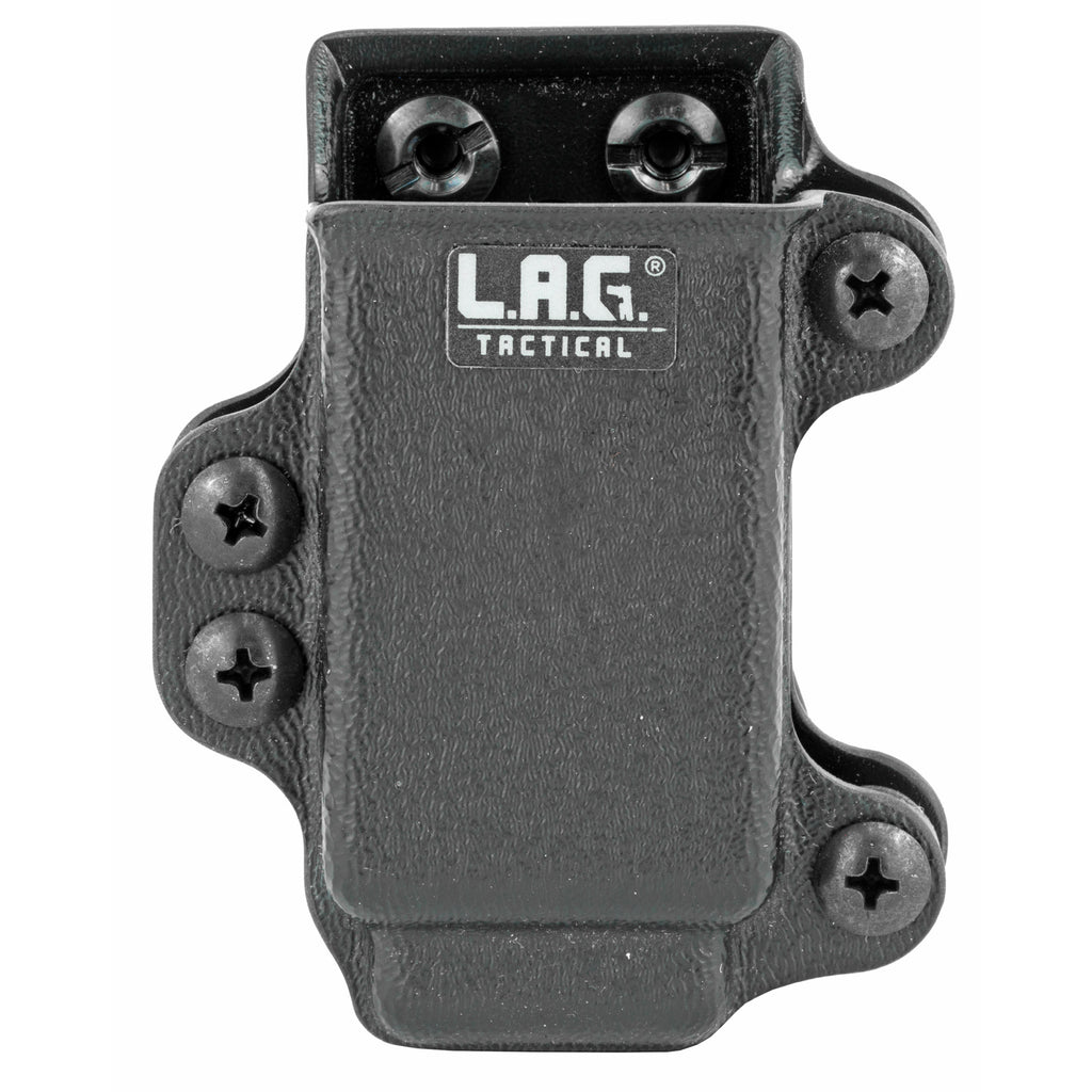 L.A.G. Tactical Inc. Single Pistol Magazine Carrier in Black (Model: LAG34000)