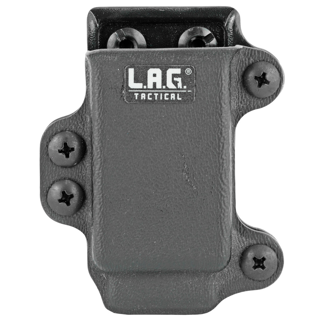 L.A.G. Tactical Inc. Single Pistol Magazine Carrier - Compact Kydex Magazine Pouch in Black
