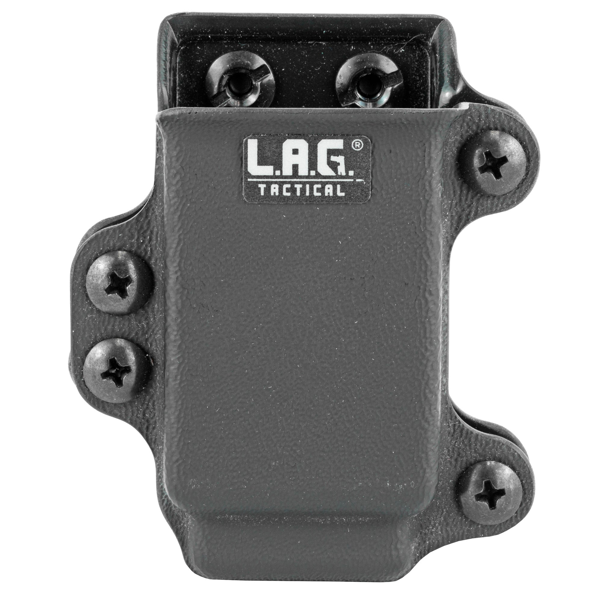 L.A.G. Tactical Inc. Single Pistol Magazine Carrier - Black Kydex