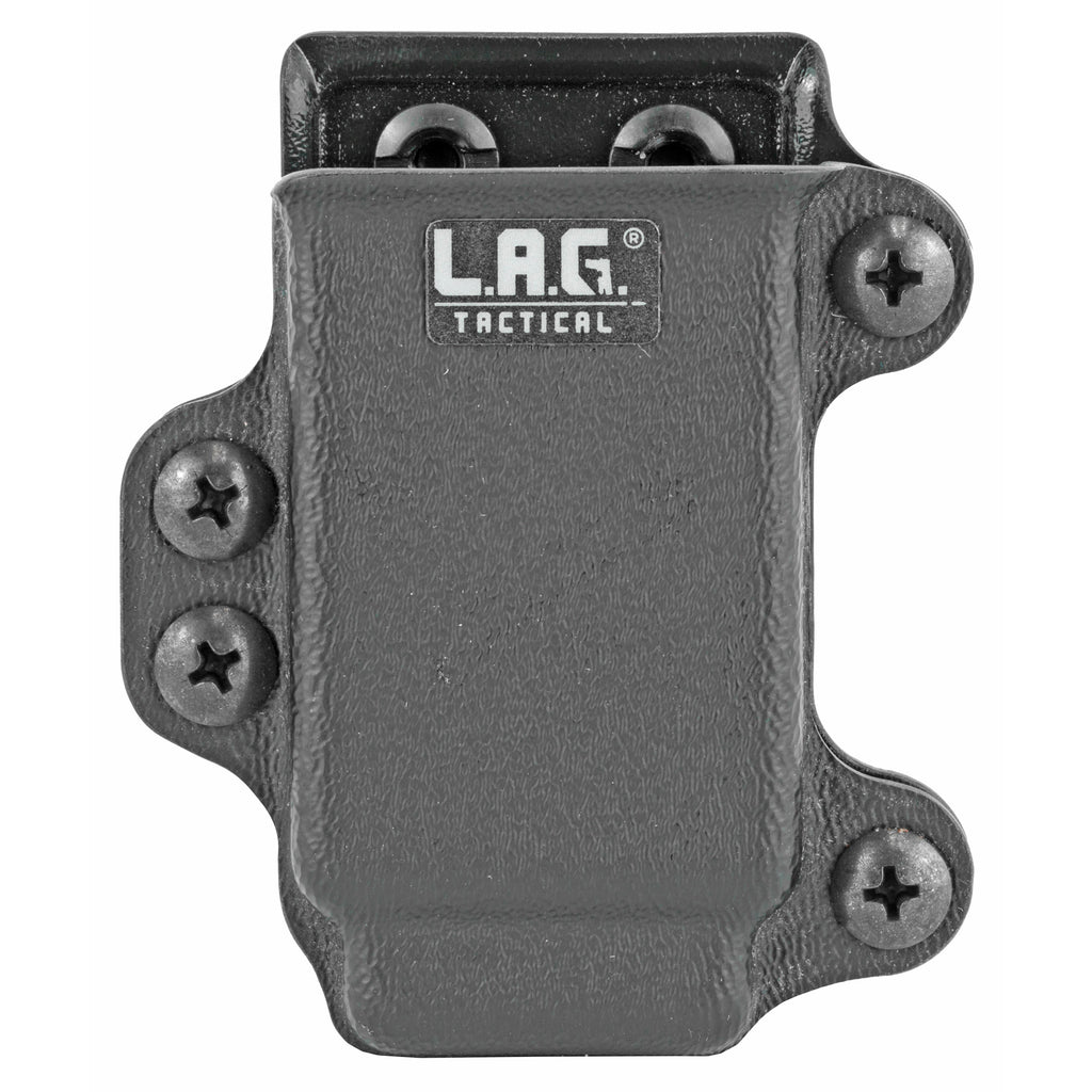 L.A.G. Tactical Inc. Single Pistol Magazine Carrier in Black (Part #34003)