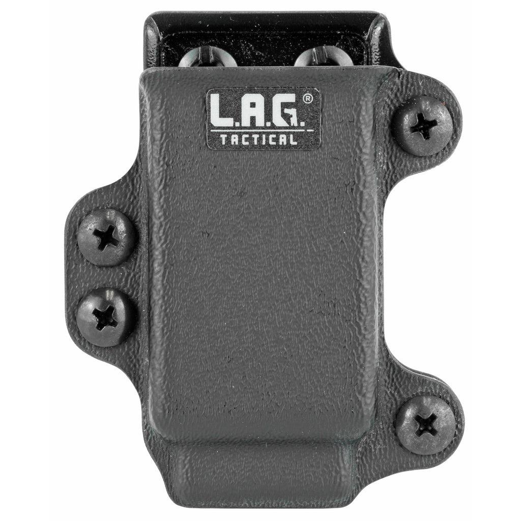 L.A.G. Tactical Inc. Single Pistol Magazine Carrier in Black with Kydex Construction