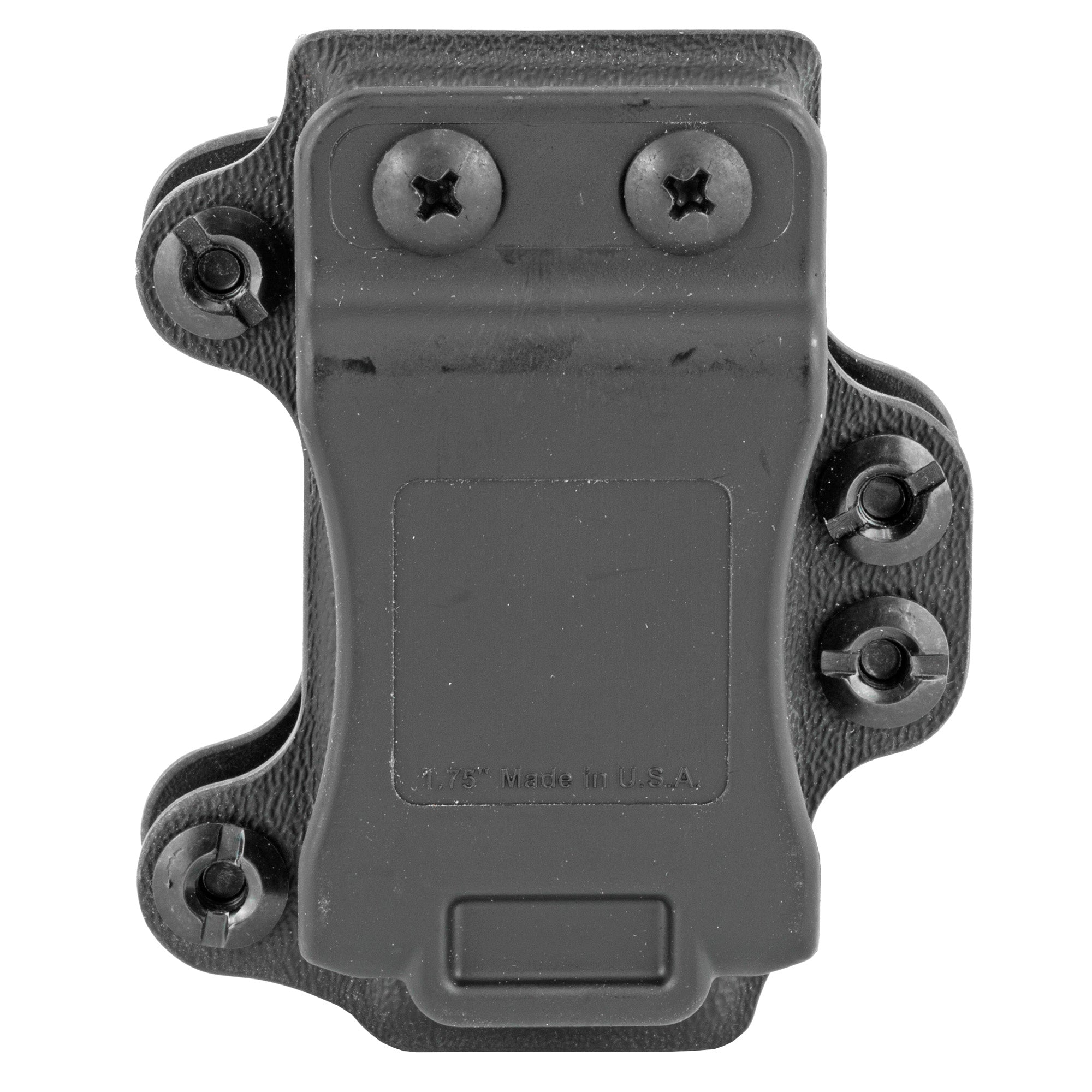 L.A.G. Tactical Inc. Single Pistol Magazine Carrier in Black with Kydex Construction