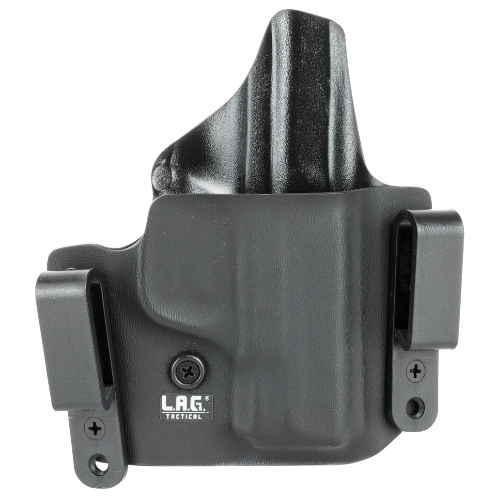 L.A.G. Tactical Defender Inside Waistband Holster for S&W M&P Shield, Right Hand, Black Kydex