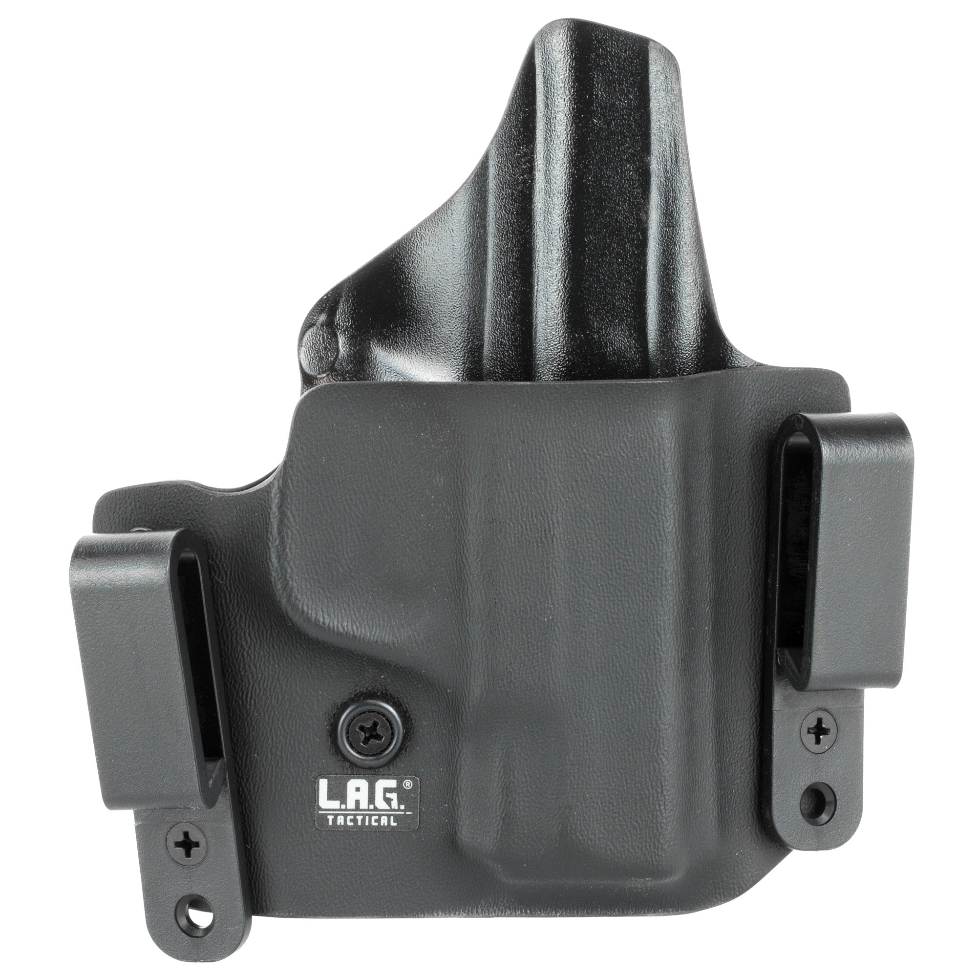 L.A.G. Tactical Defender Inside Waistband Holster for S&W M&P Shield, Right Hand, Black Kydex