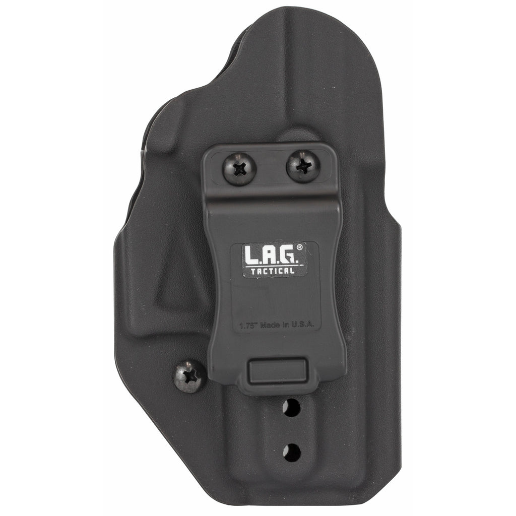 L.A.G. Tactical Liberator Mk 2 Inside Waistband Holster for Glock 43/43X, Ambidextrous Kydex Black