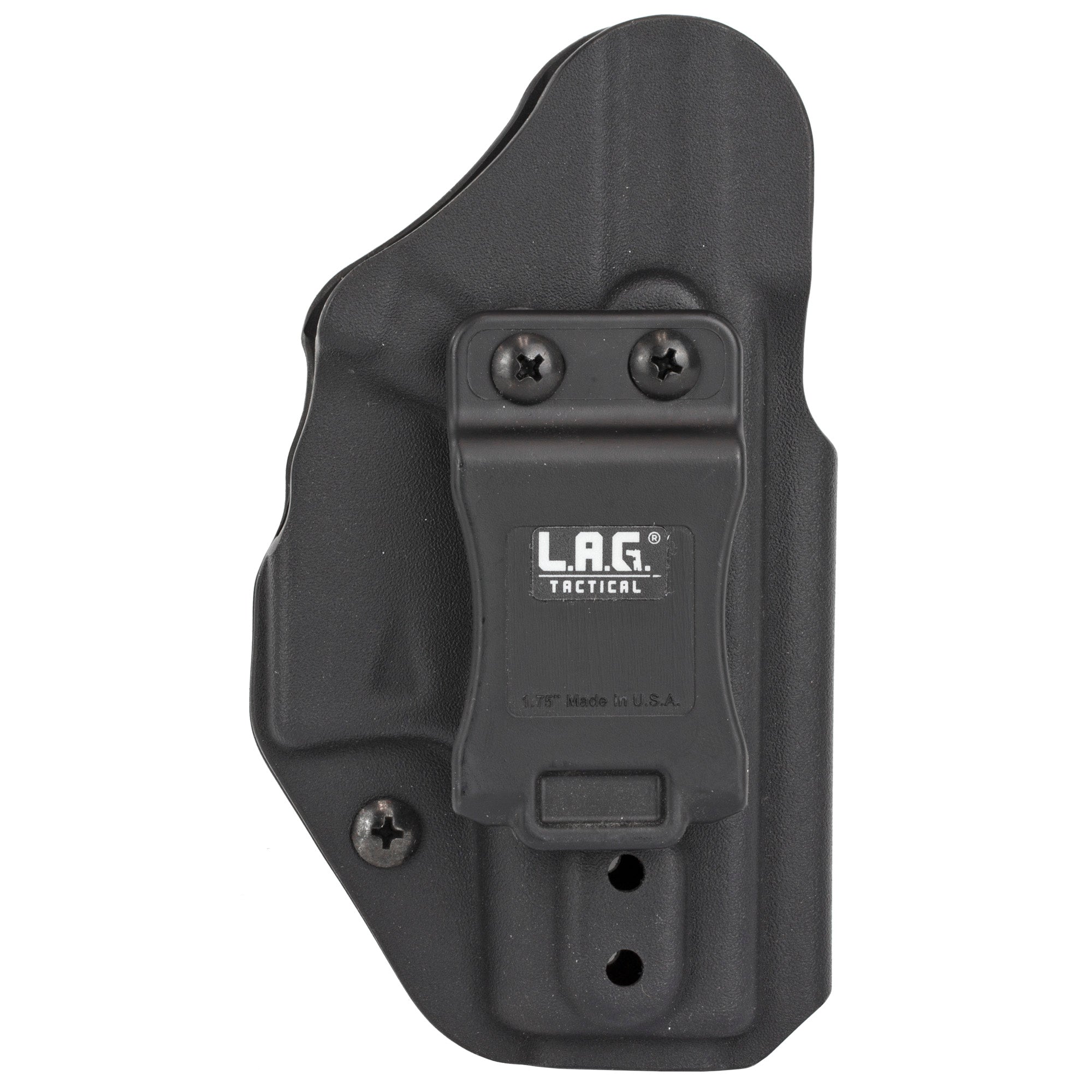 L.A.G. Tactical Liberator Mk 2 Inside Waistband Holster for Glock 42 - Ambidextrous, Black Kydex