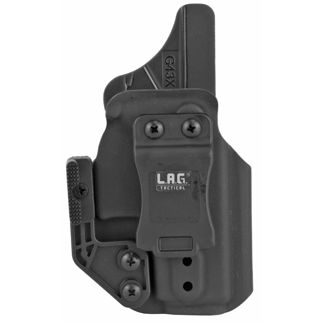 L.A.G. Tactical Inc. Appendix Inside Waistband Holster for Glock 43/43X, Black