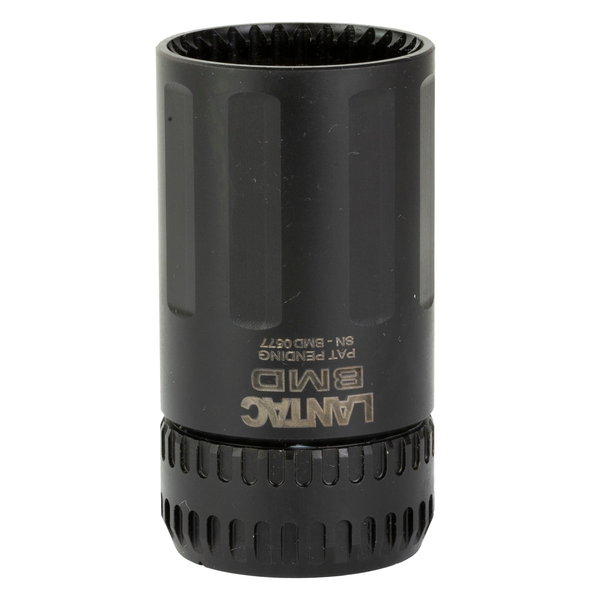 LanTac BMD Gen2 with A2 Adapter Collar – Black Blast Mitigation Device for 223 Remington
