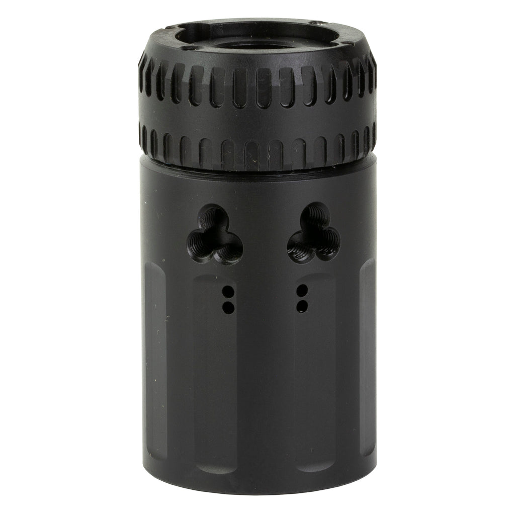 LanTac BMD Gen2 with A2 Adapter Collar – Black Blast Mitigation Device for 223 Remington
