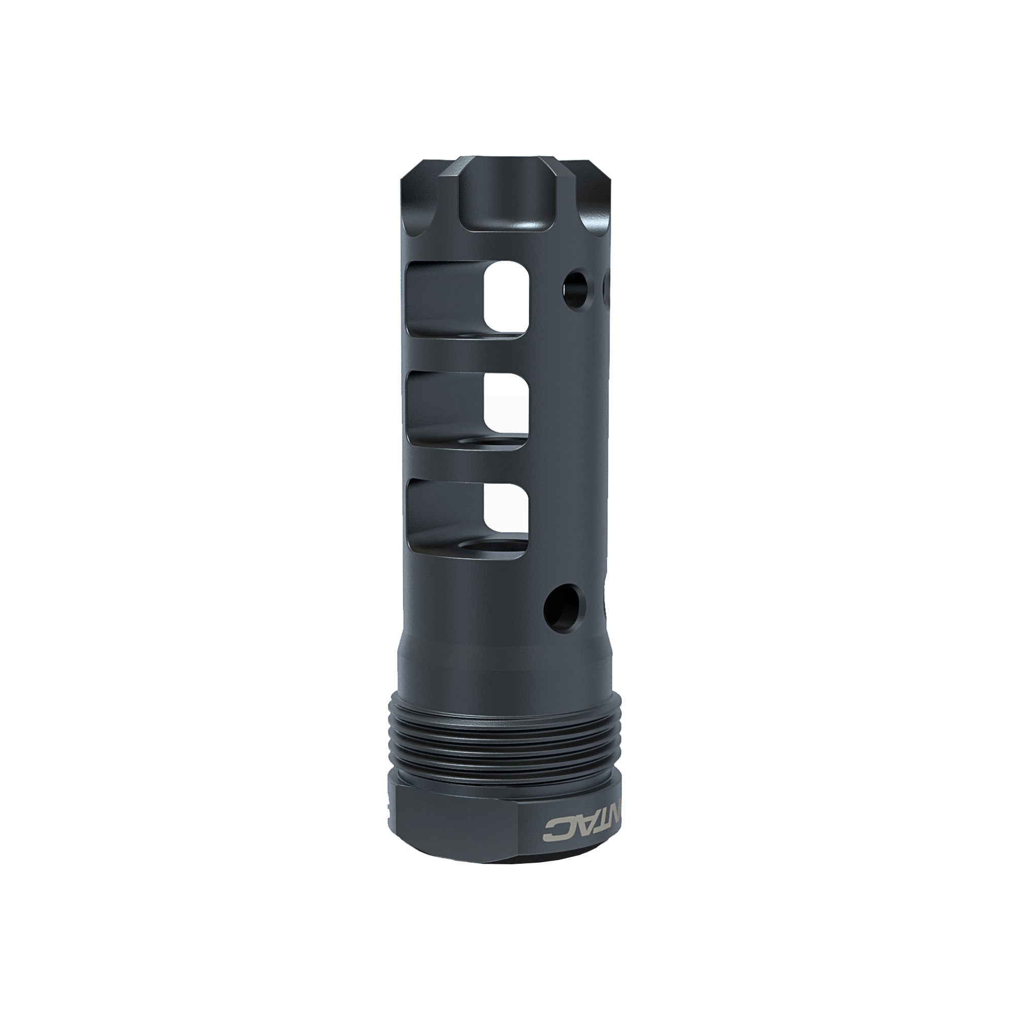 LanTac USA LLC LANTAC Dragon Plan-B Hub Mount Muzzle Brake for 30 Caliber, 1/2X28 Thread, Black