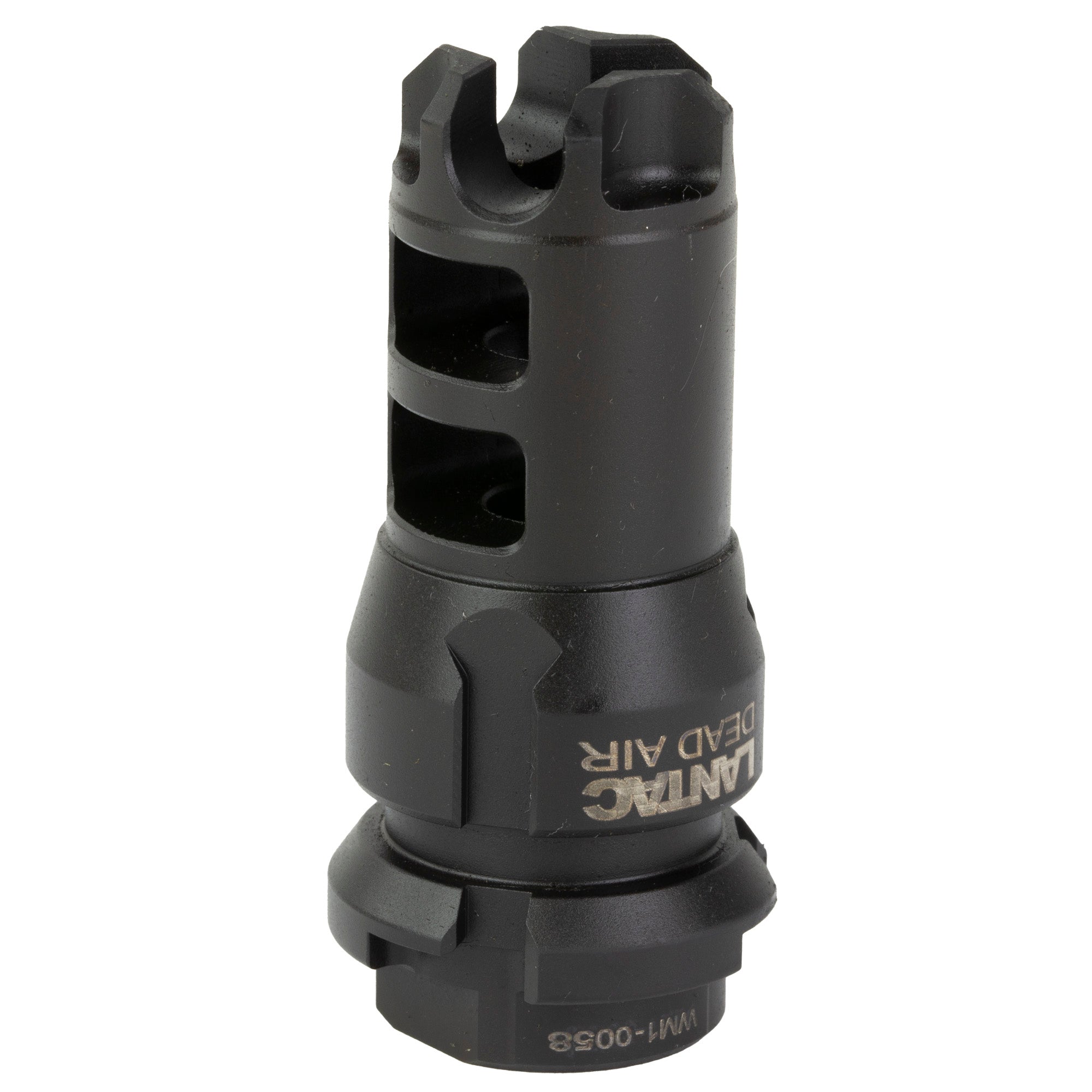 Lantac Dragon Muzzle Brake for 223 Remington / 5.56 NATO with Dead Air Wolfman KEYMO Mount - Black