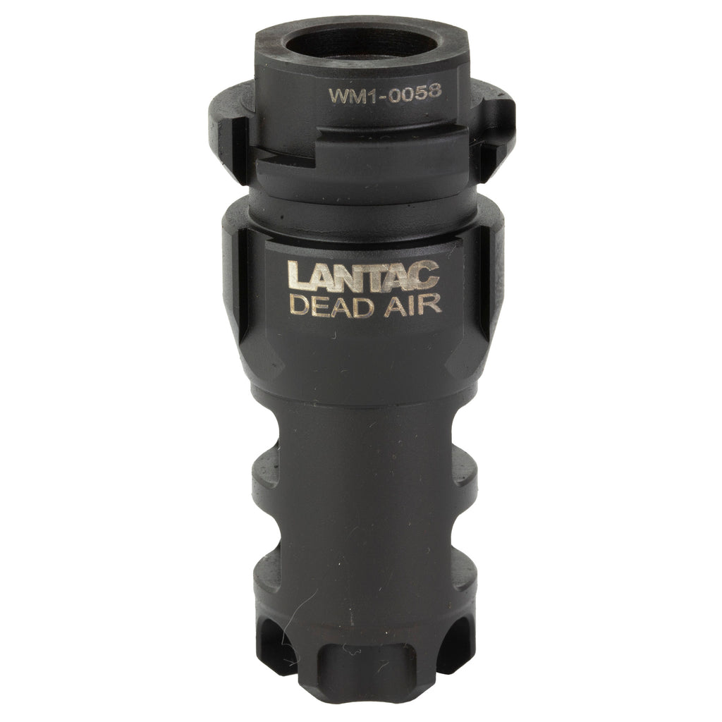 Lantac Dragon Muzzle Brake for 223 Remington / 5.56 NATO with Dead Air Wolfman KEYMO Mount - Black