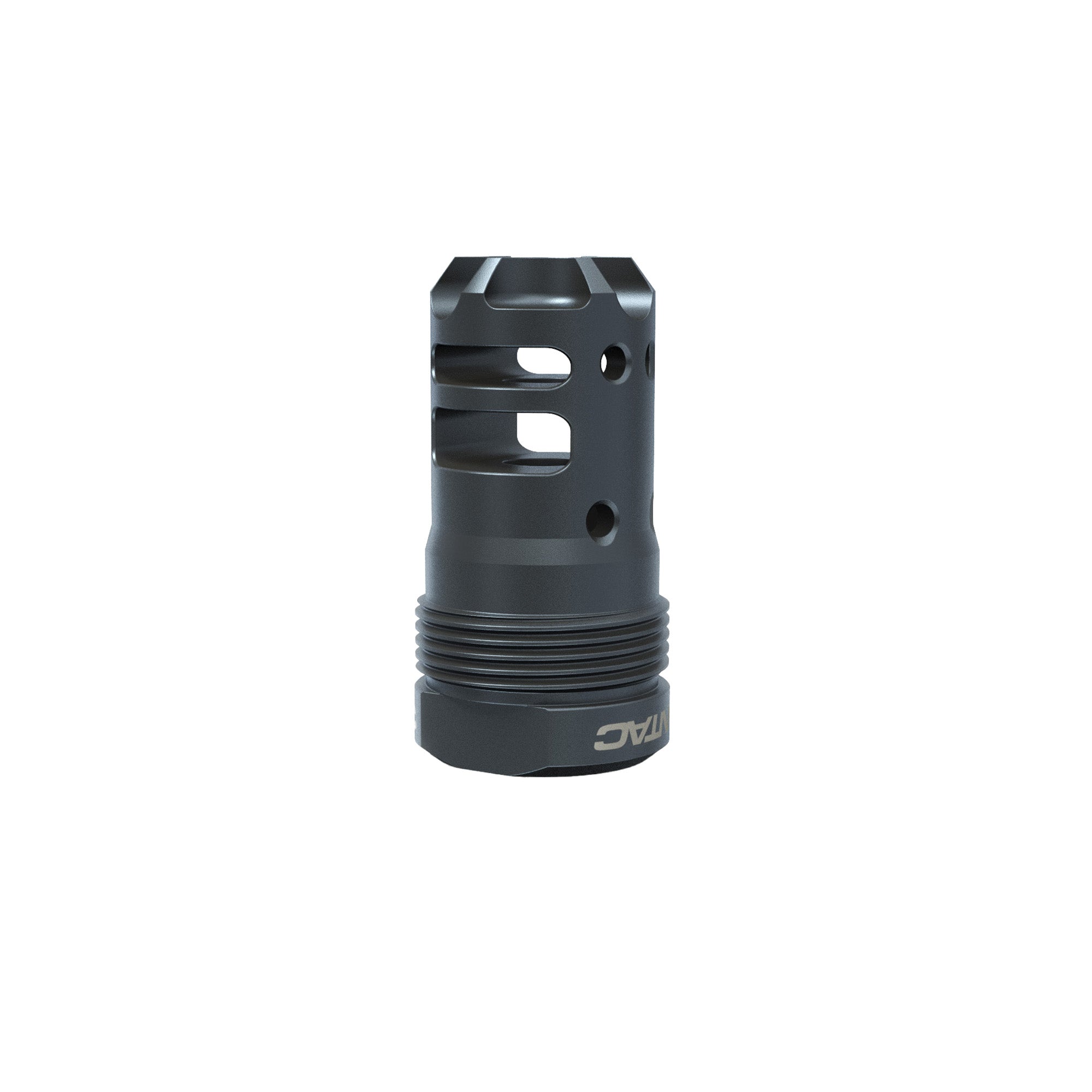 LANTAC Dragon Plan-B Hub Mount Muzzle Brake for 6MM ARC, 1/2x28 Thread, Black