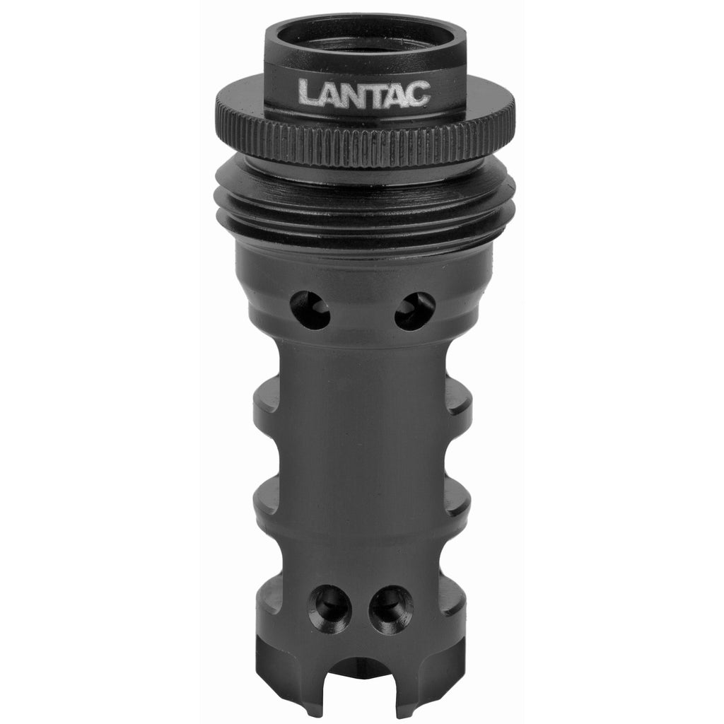 Lantac Dragon 308/762 Silencer Co ASR Muzzle Brake by LanTac USA LLC - Black, 5/8x24 Thread