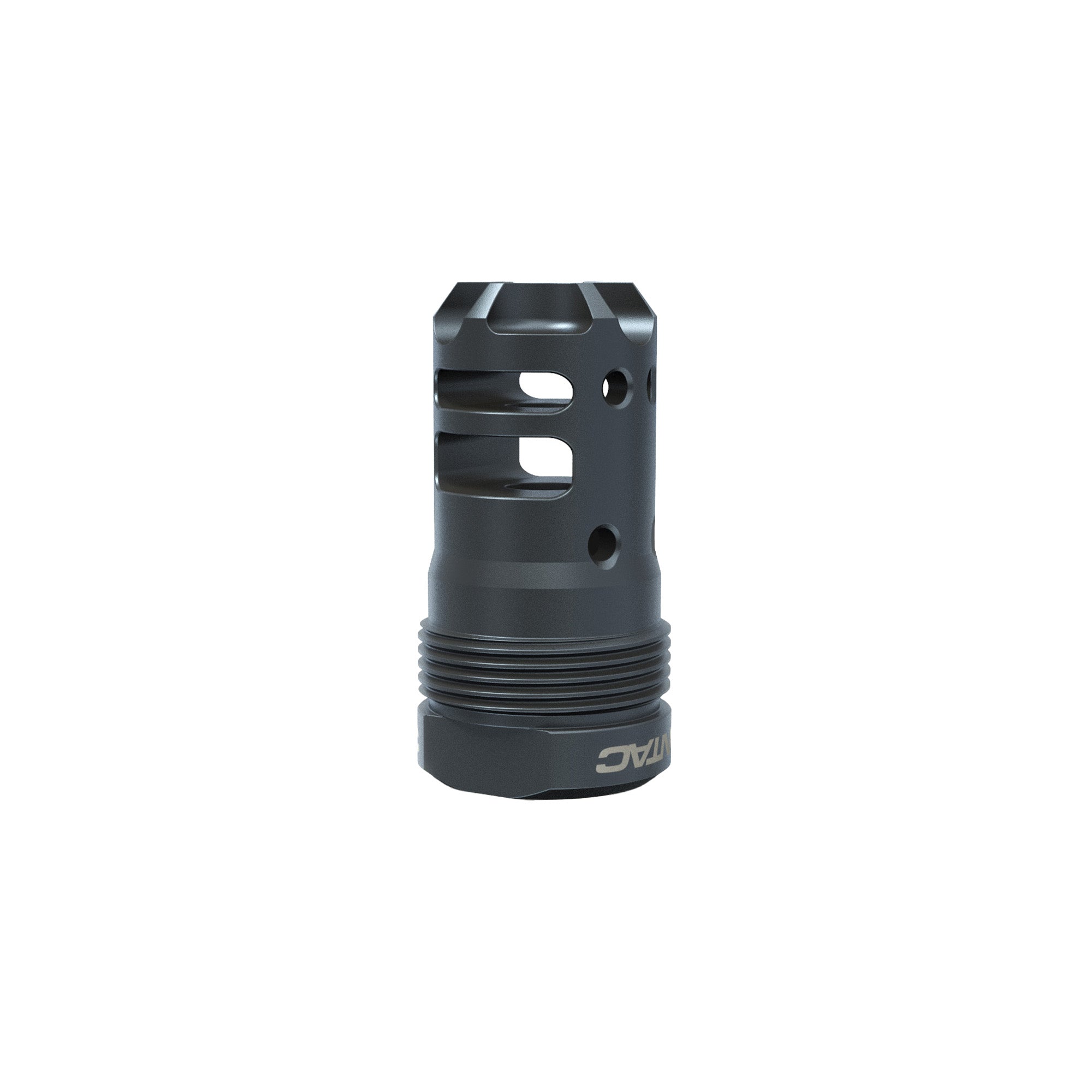 LANTAC Dragon Plan-B Hub Mount 9mm Muzzle Brake with Short Energy Pulse System - Black, 1/2X28 Thread