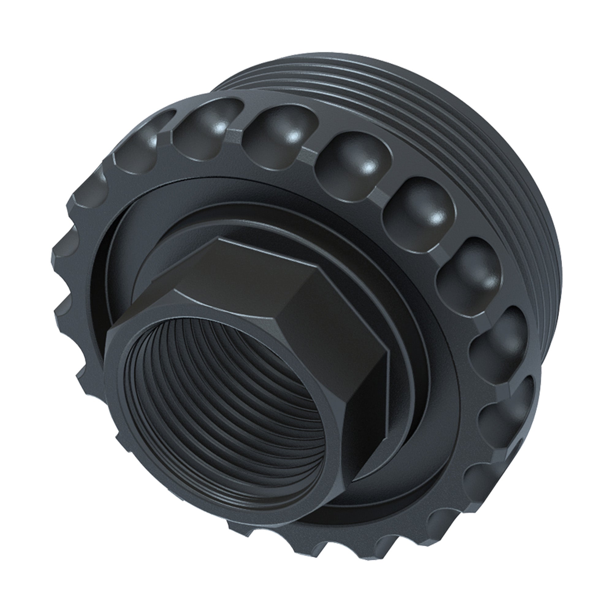 LanTac USA LLC LANTAC ADC DT 5/8x24 Hub - Black Adapter for Firearms and Accessories