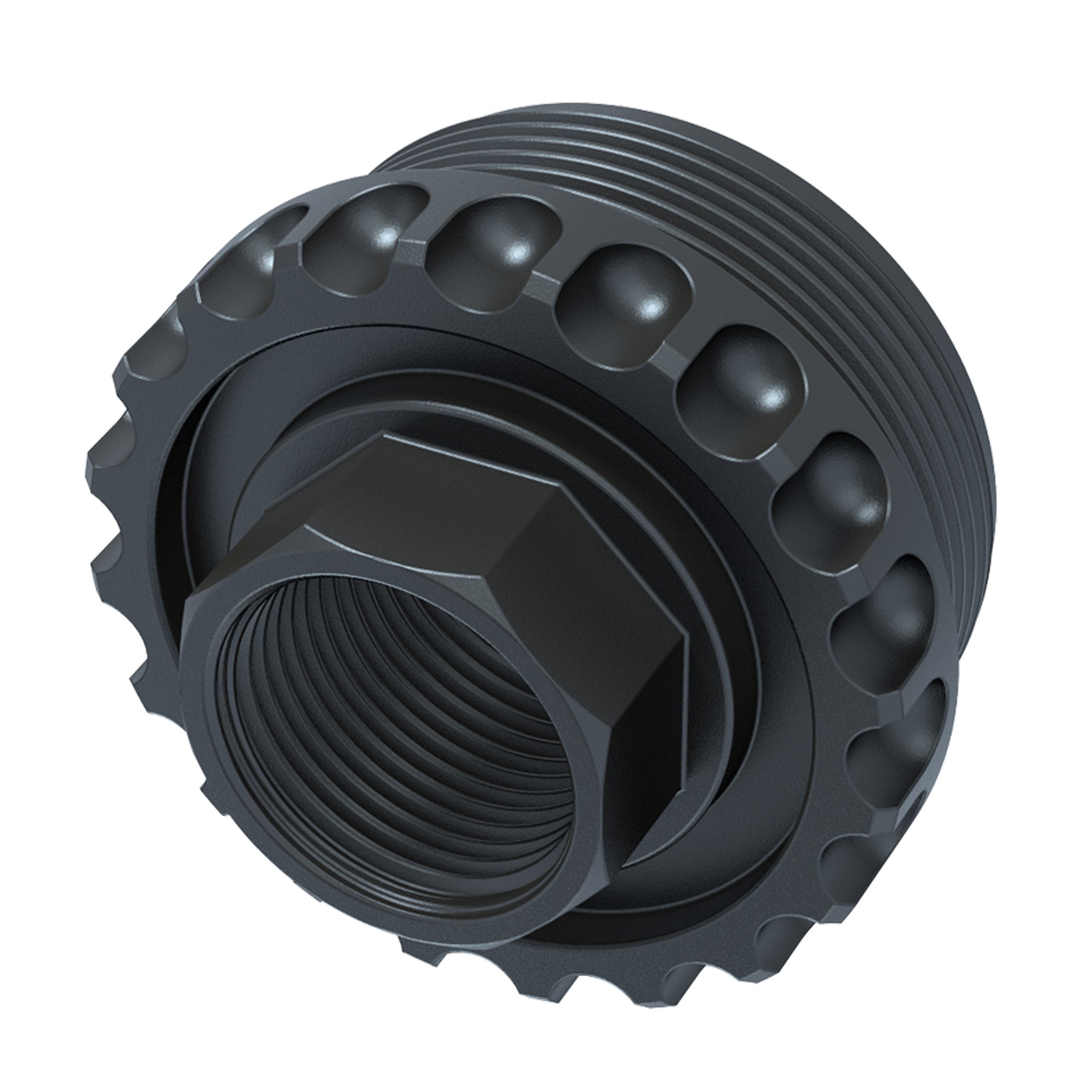 LanTac USA LLC LANTAC ADC DT 5/8x24 Hub Adapter in Black