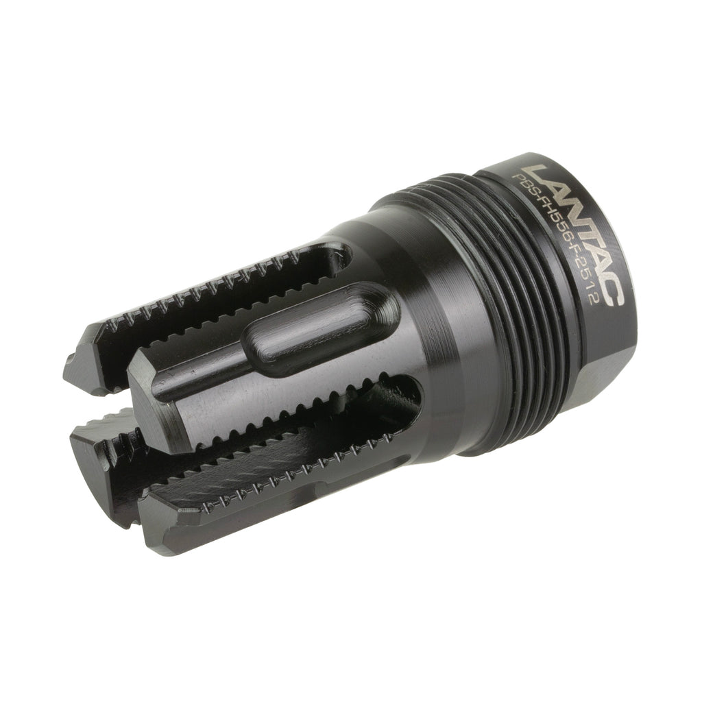 LANTAC Lamprey 5.56 Flash Hider with 1/2x28 Threads - Black