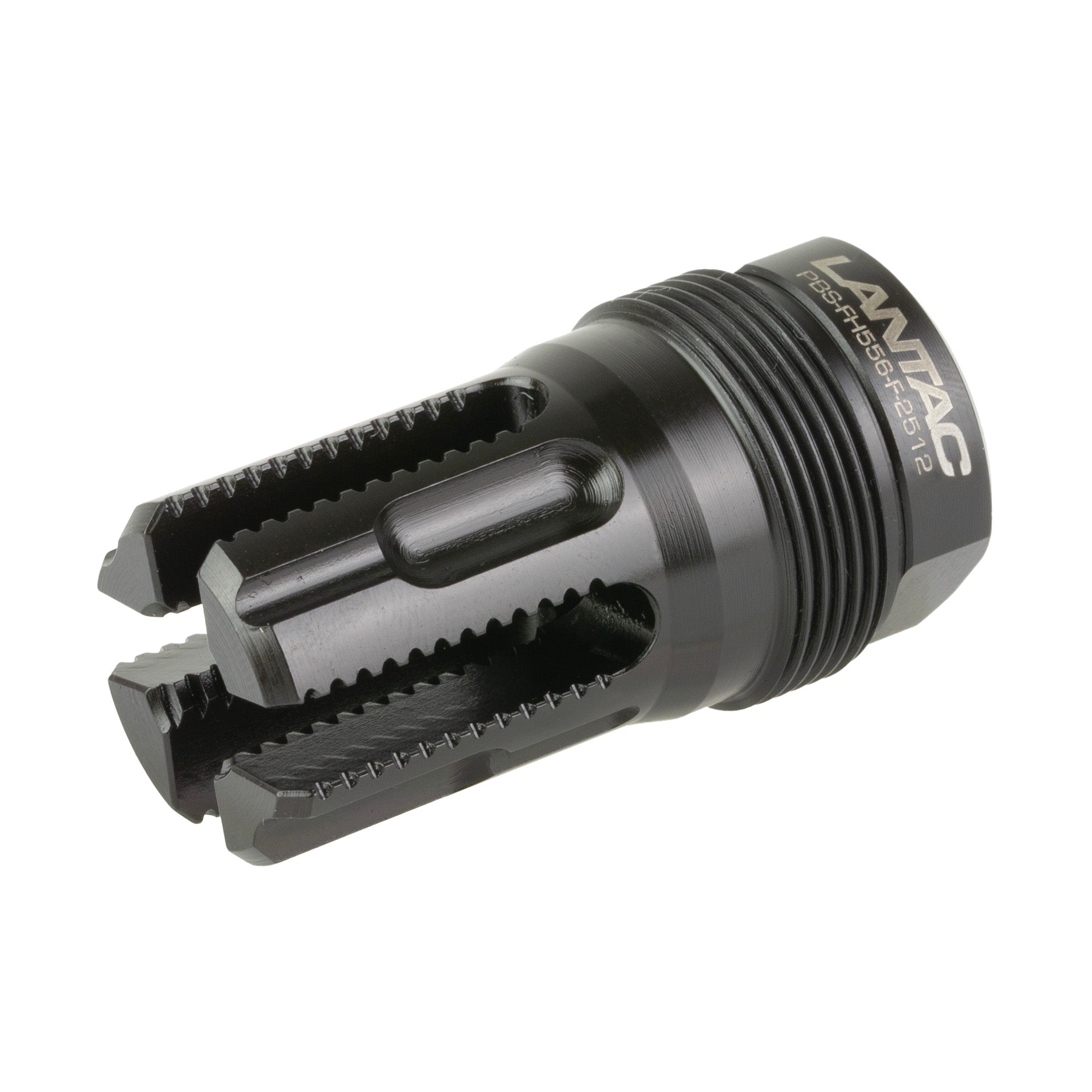 LANTAC Lamprey 5.56 Flash Hider with 1/2x28 Threads - Black