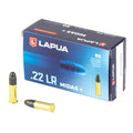 Lapua Midas+ .22 LR 40 Grain Lead Round Nose Ammunition - 50 Rounds per Box, 5000 per Case