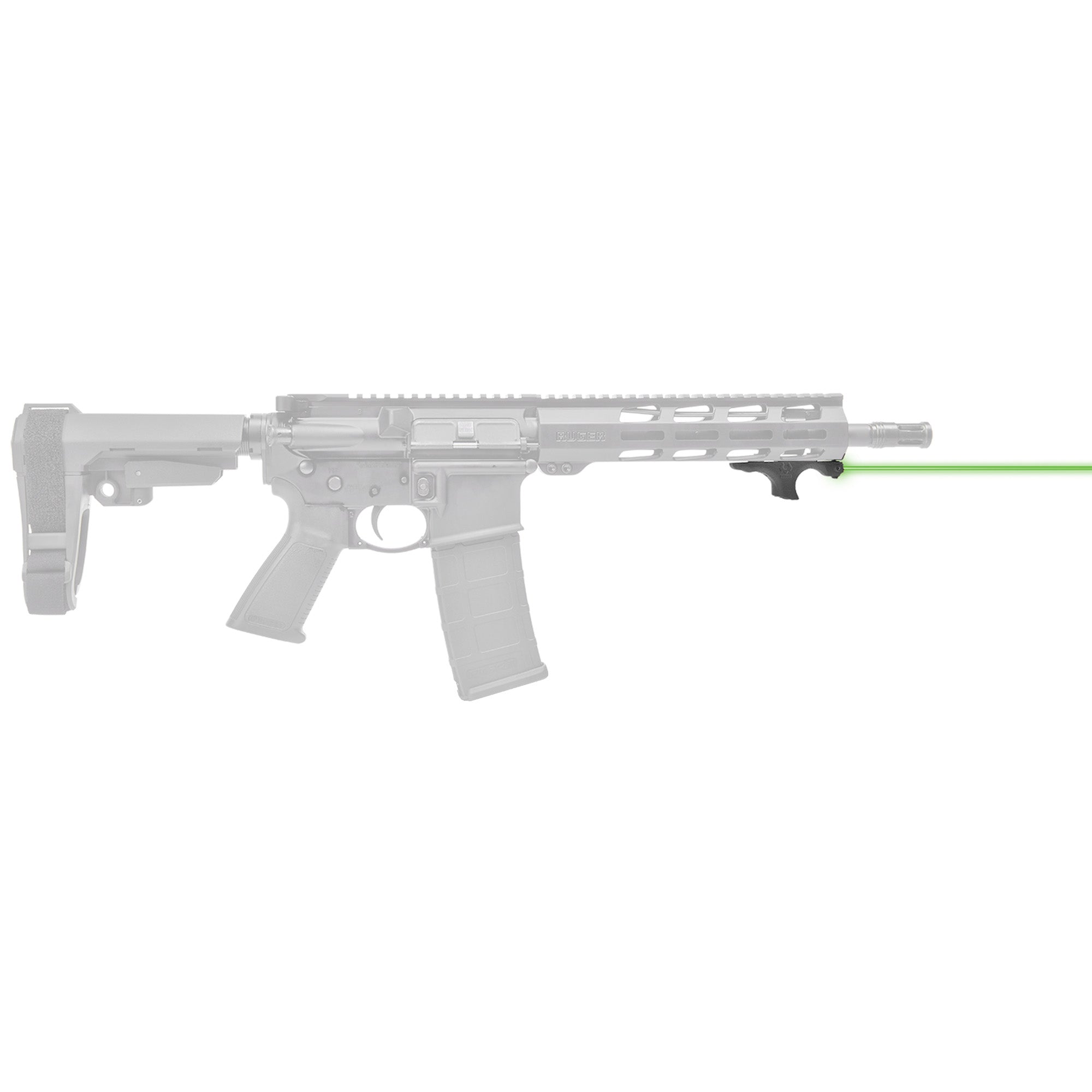Viridian HS1 Hand Stop Laser with Green Laser Sight from Viridian Weapon Technologies