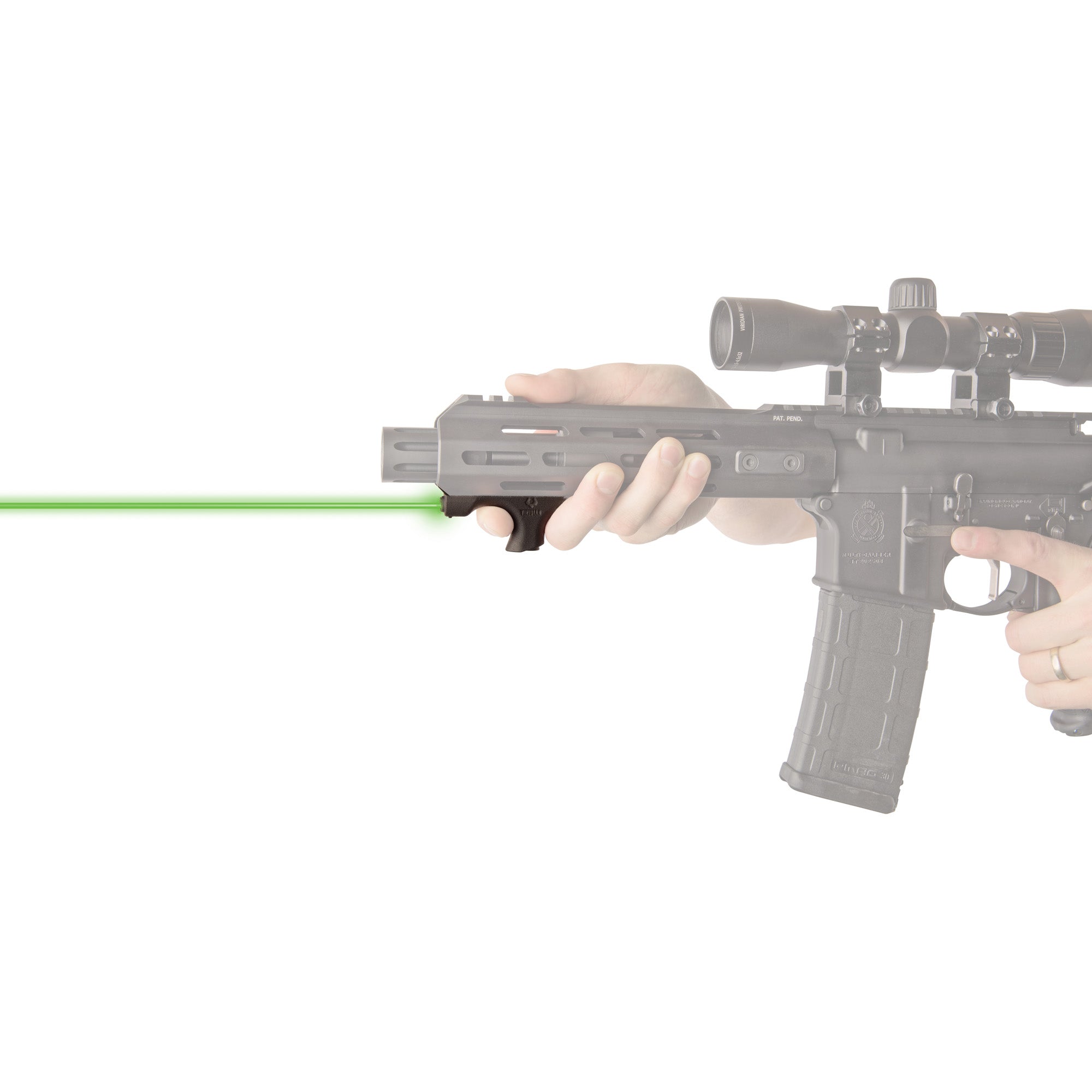 Viridian HS1 Hand Stop Laser with Green Laser Sight from Viridian Weapon Technologies